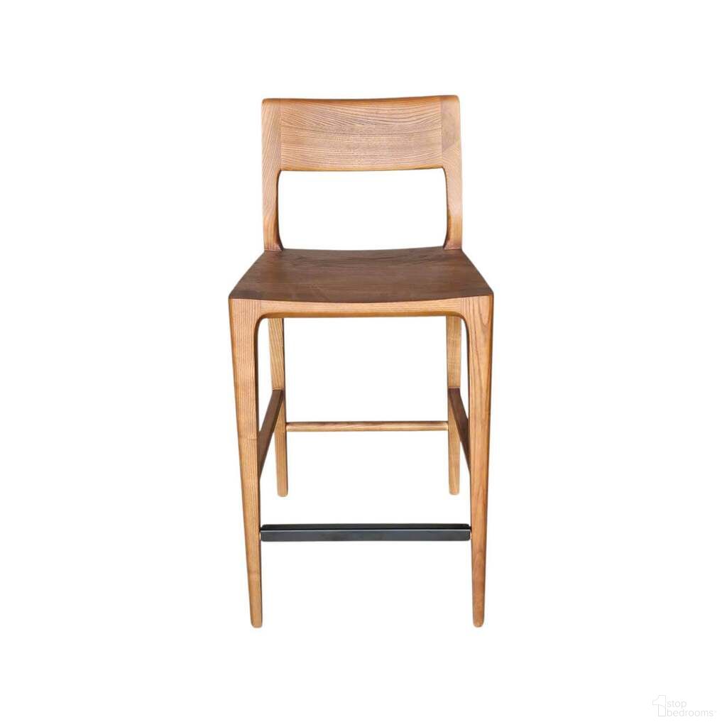 The appearance of Catania Counter Stool In Warm Brown and Black designed by LH Imports in the transitional interior design. This warm brown/black piece of furniture was selected by 1StopBedrooms from Catania Collection to add a touch of cosiness and style into your home. Sku: CAT026-BRN. Material: Ash.