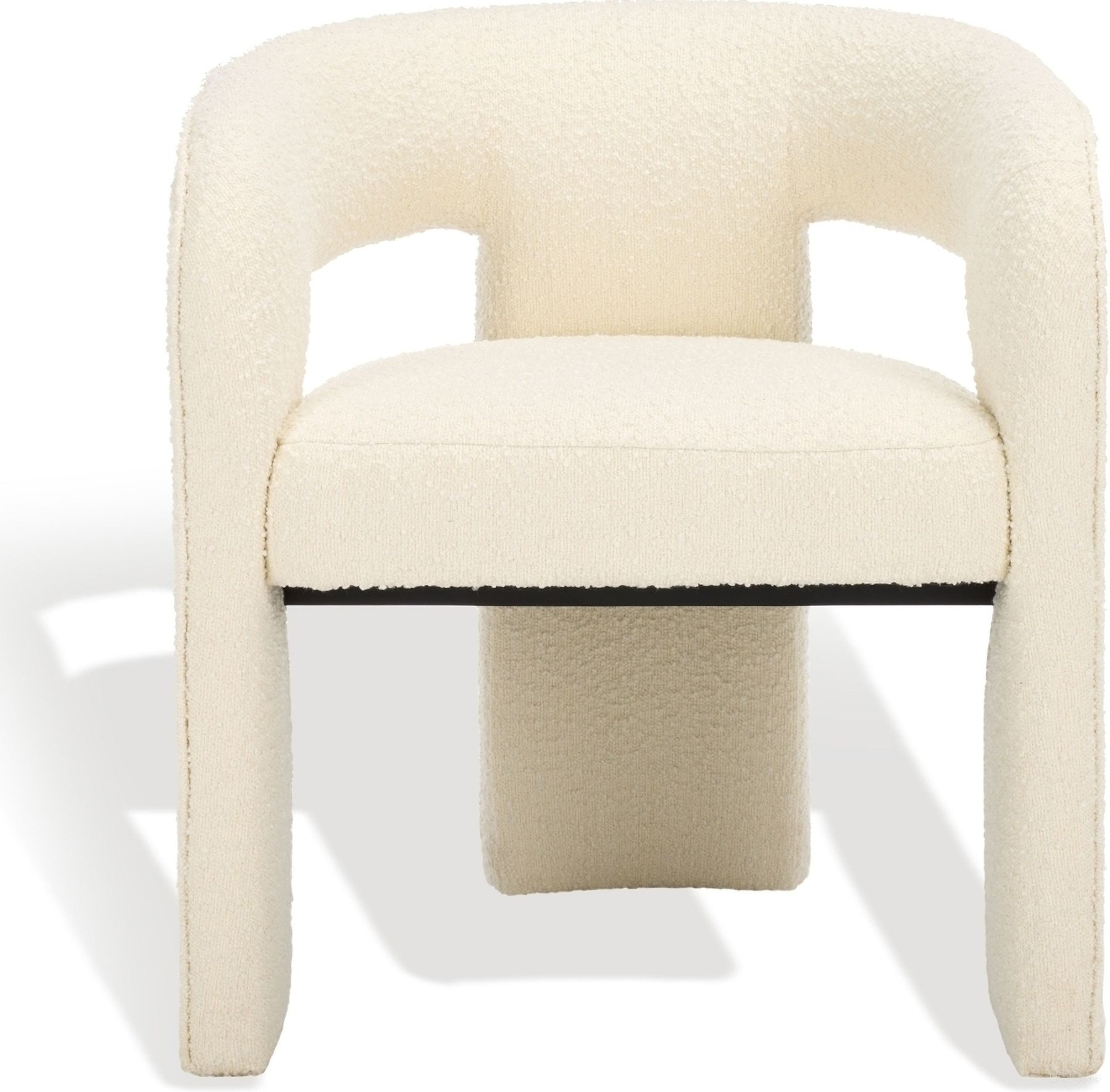 Catharia 3 Leg Dining Chair In Ivory