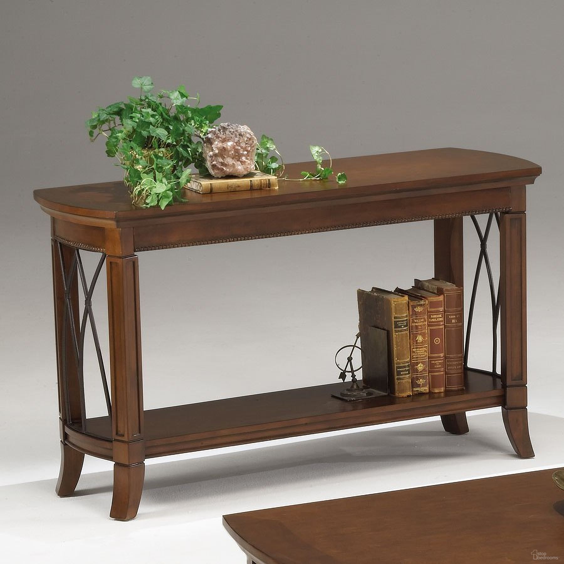 The appearance of Cathedral Sofa Table designed by Bernell in the traditional interior design. This cherry piece of furniture  was selected by 1StopBedrooms from Cathedral Collection to add a touch of cosiness and style into your home. Sku: 8622. Material: Rubberwood.