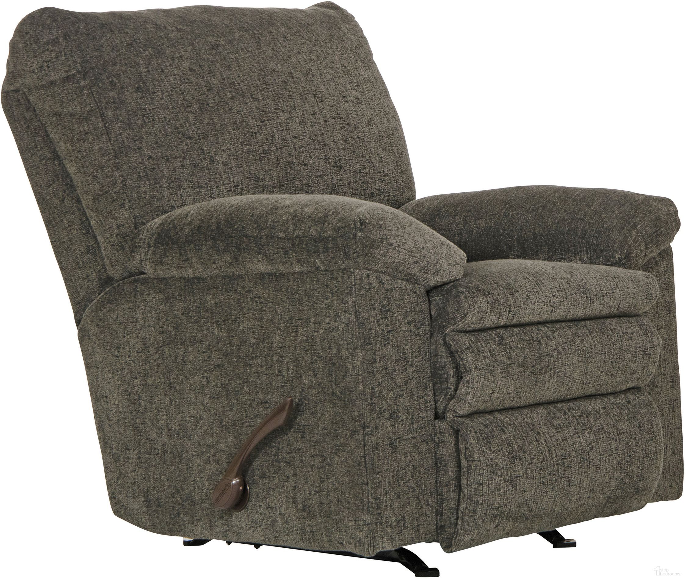 The appearance of Catnapper Tosh Rocker Recliner designed by Catnapper in the modern / contemporary interior design. This pewter piece of furniture was selected by 1StopBedrooms from Tosh Collection to add a touch of cosiness and style into your home. Sku: 12702140538. Material: Polyester.