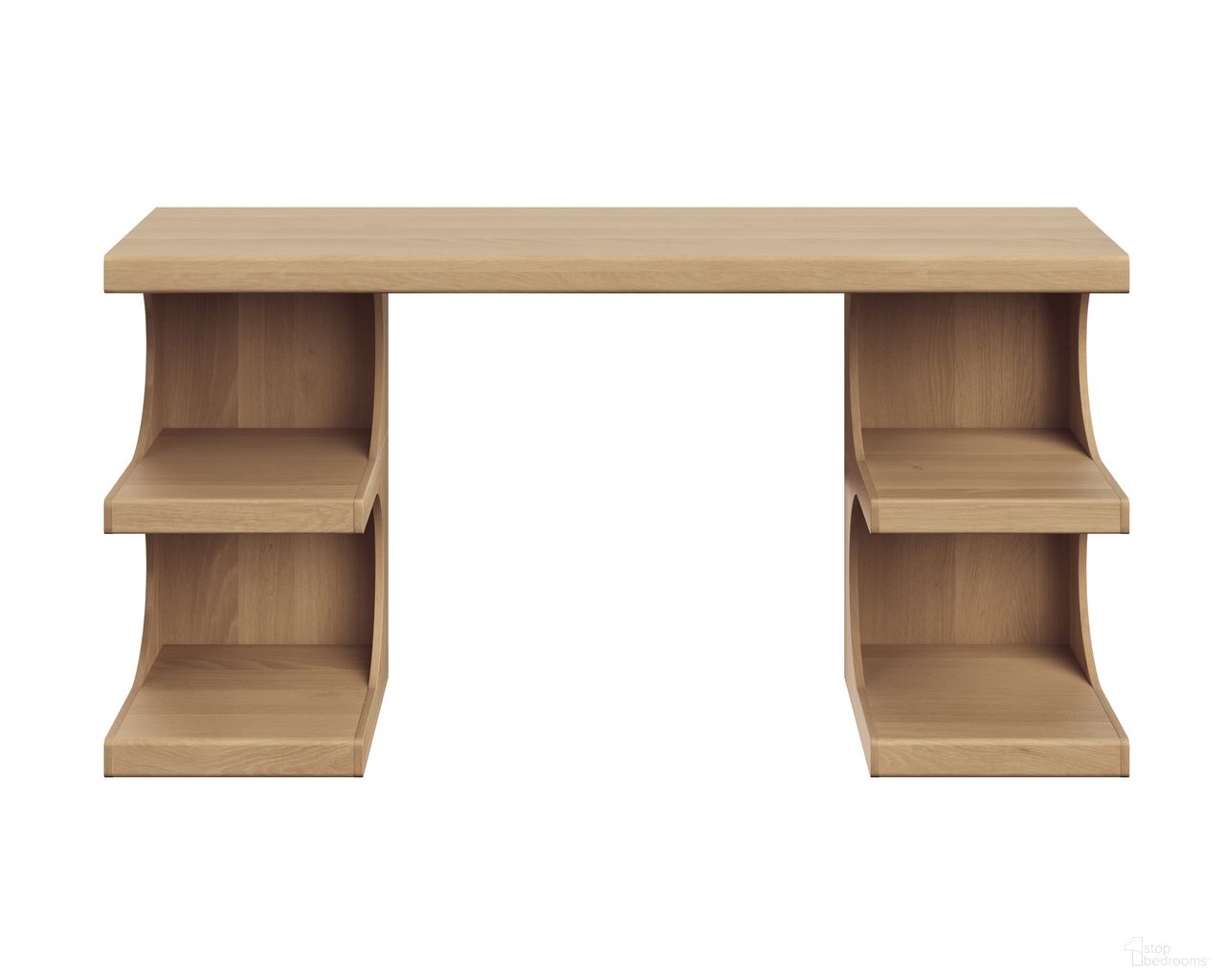Catrine Desk In Rustic Oak