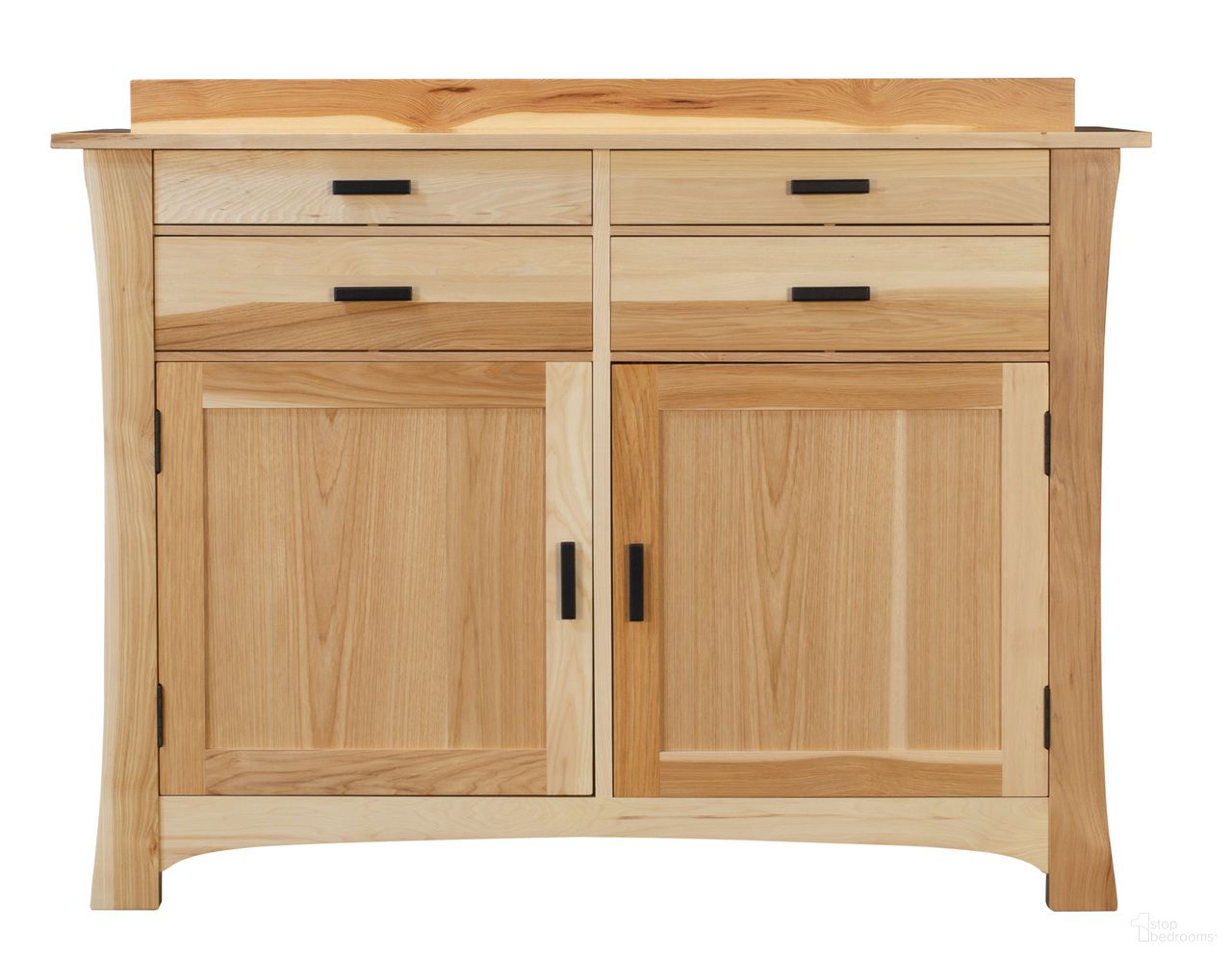The appearance of Cattail Bungalow Natural Sideboard designed by A-America in the cabin / lodge interior design. This brown piece of furniture was selected by 1StopBedrooms from Cattail Bungalow Collection to add a touch of cosiness and style into your home. Sku: CATNT9010. Material: Wood.