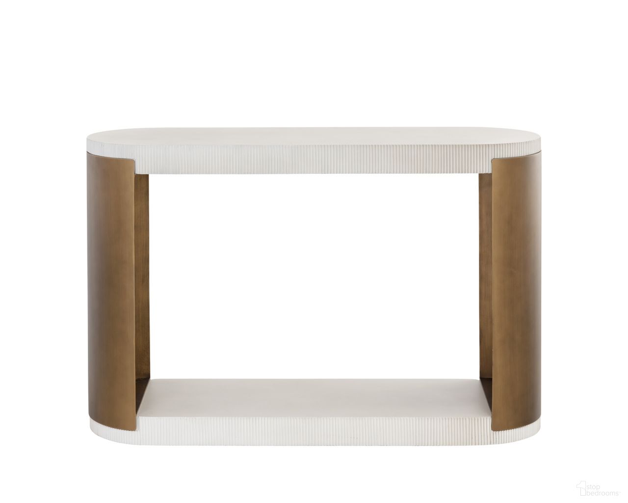 Cavette Console Table In White