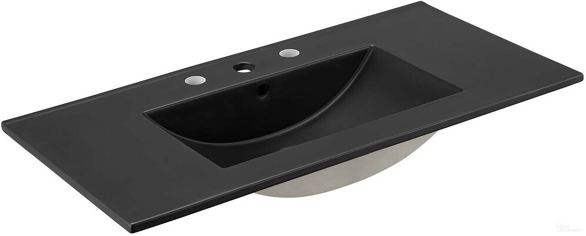 Cayman 36 Inch Bathroom Sink In Black