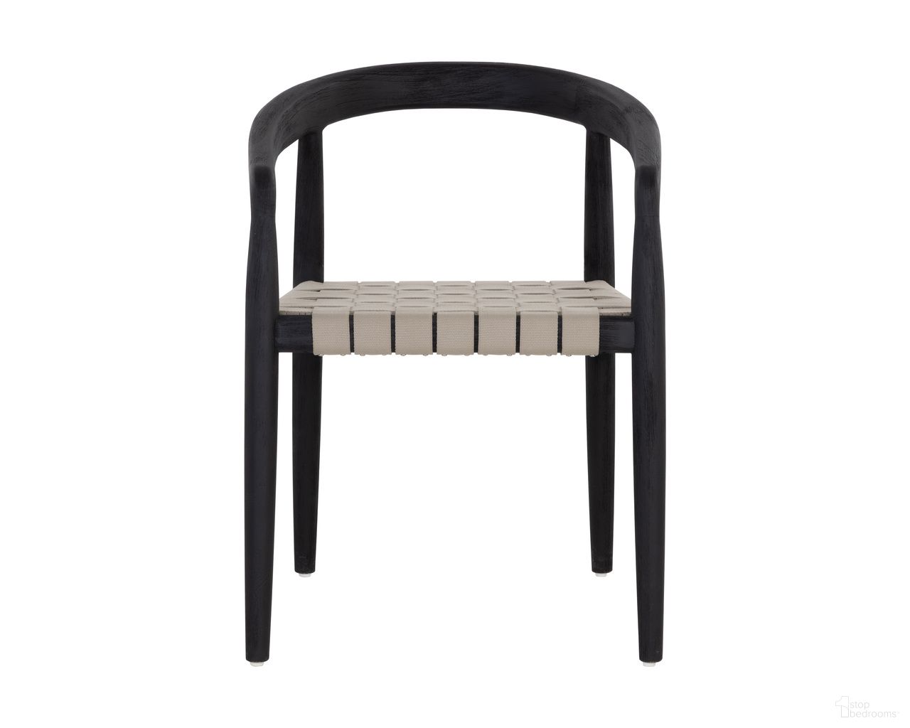 Cayman Dining Armchair In Charcoal and Charcoal