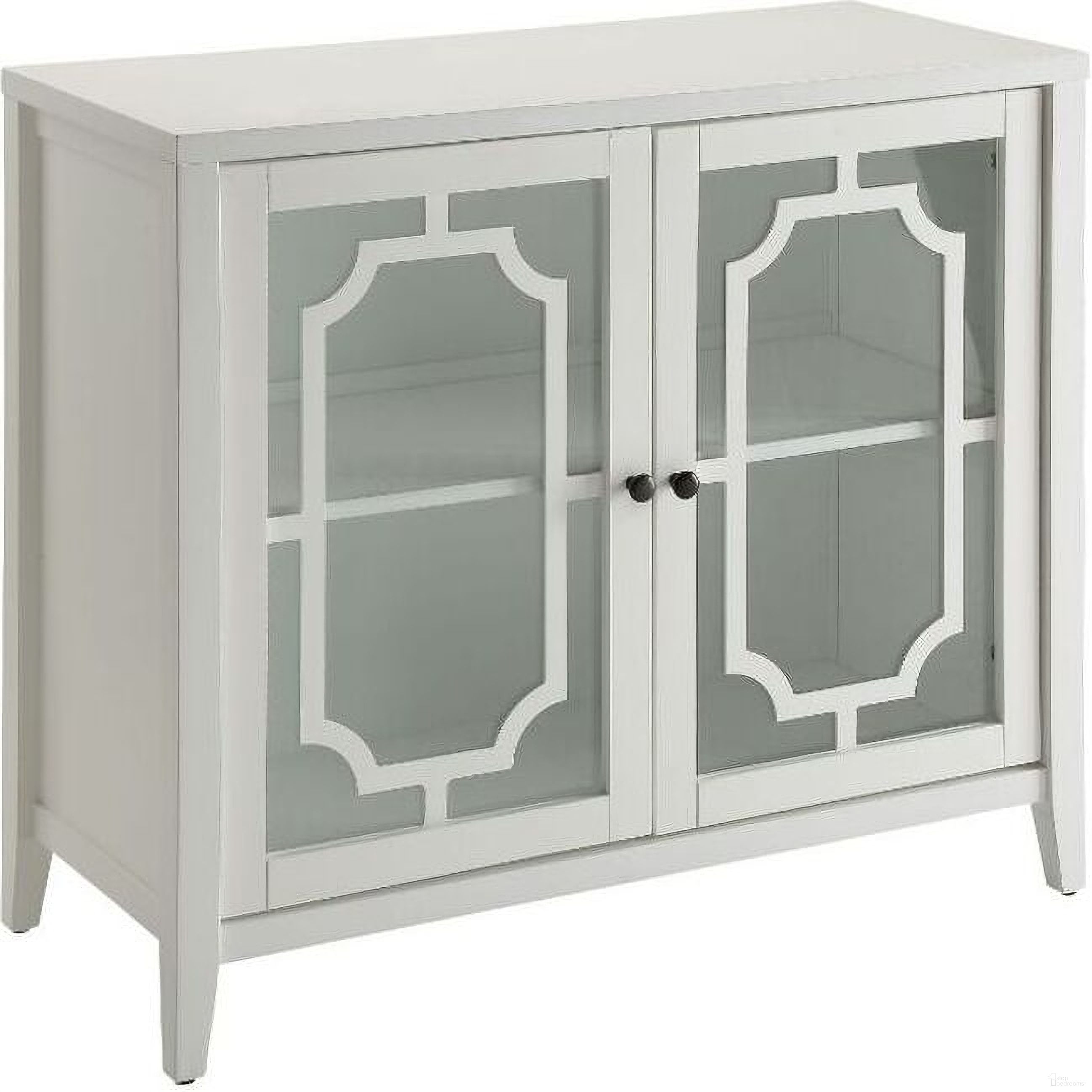 The appearance of Ceara White Console Table designed by ACME in the modern / contemporary interior design. This white piece of furniture  was selected by 1StopBedrooms from Ceara Collection to add a touch of cosiness and style into your home. Sku: 97384. Material: Glass.