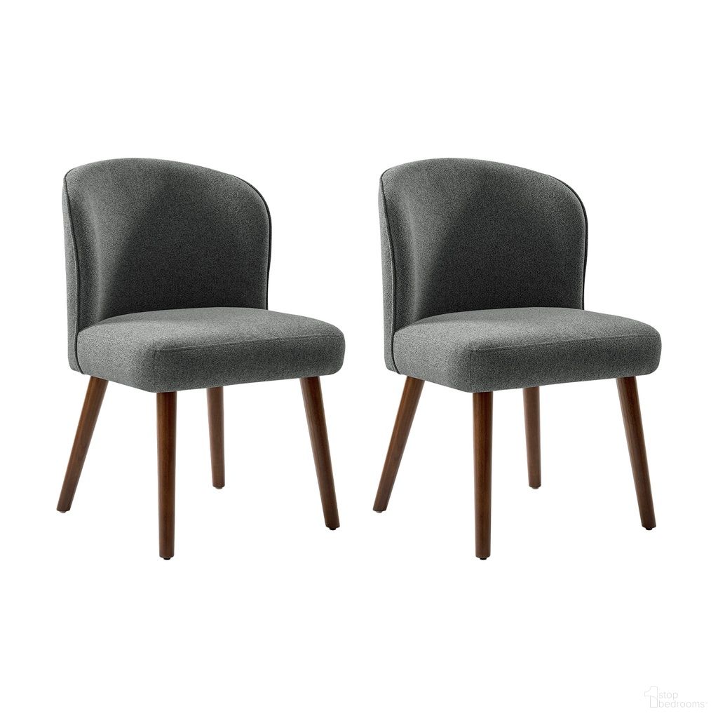The appearance of Cecilia Dining Chair Set Of 2 In Grey designed by Karat Home in the modern / contemporary interior design. This grey piece of furniture  was selected by 1StopBedrooms from Cecilia Collection to add a touch of cosiness and style into your home. Sku: DCM1357-GRY. Chair Type: Side Chair. Material: Linen Look Fabric.