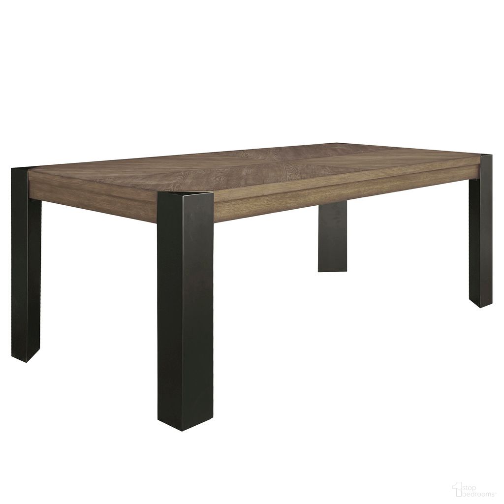The appearance of Cedar Fork 78 Inch Rectangular Dining Table In Smoked Arabica designed by Parker House in the rustic / southwestern interior design. This smoked arabica piece of furniture  was selected by 1StopBedrooms from Cedar Fork Collection to add a touch of cosiness and style into your home. Sku: DCED#78REC-SMA. Table Base Style: Legs. Material: Wood Veneer. Table Top Shape: Rectangular. Size: 40" x 78".