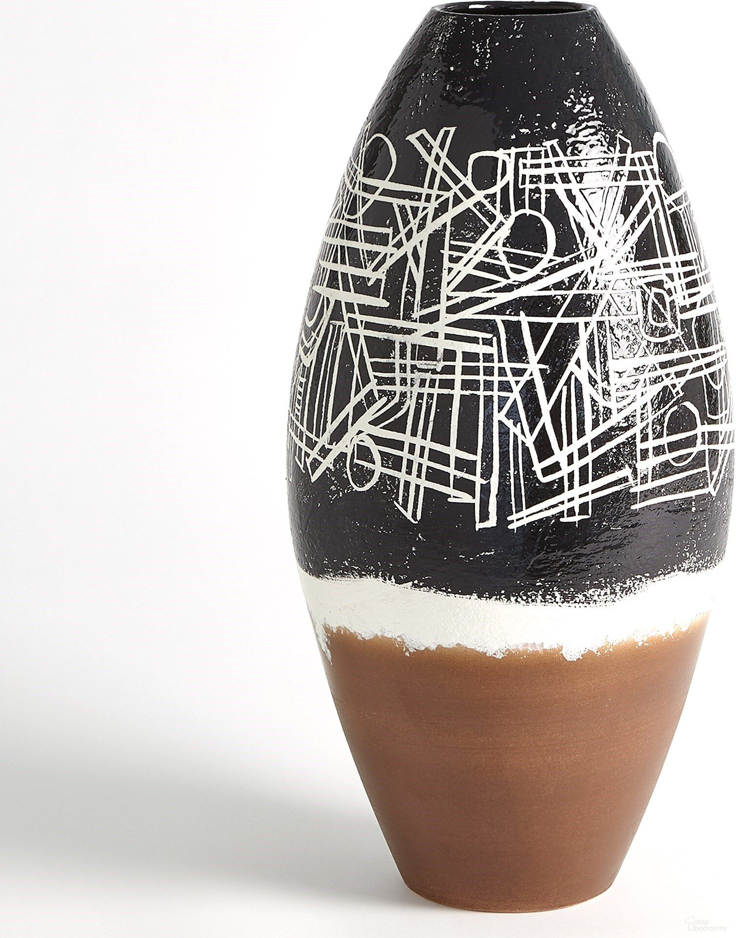 Celebration Large Vase In Black