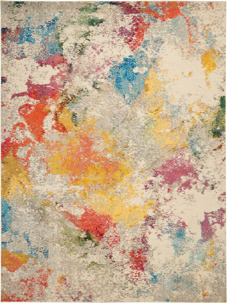 Celestial 10' x 14' Indoor Rug In Ivory and Multicolor