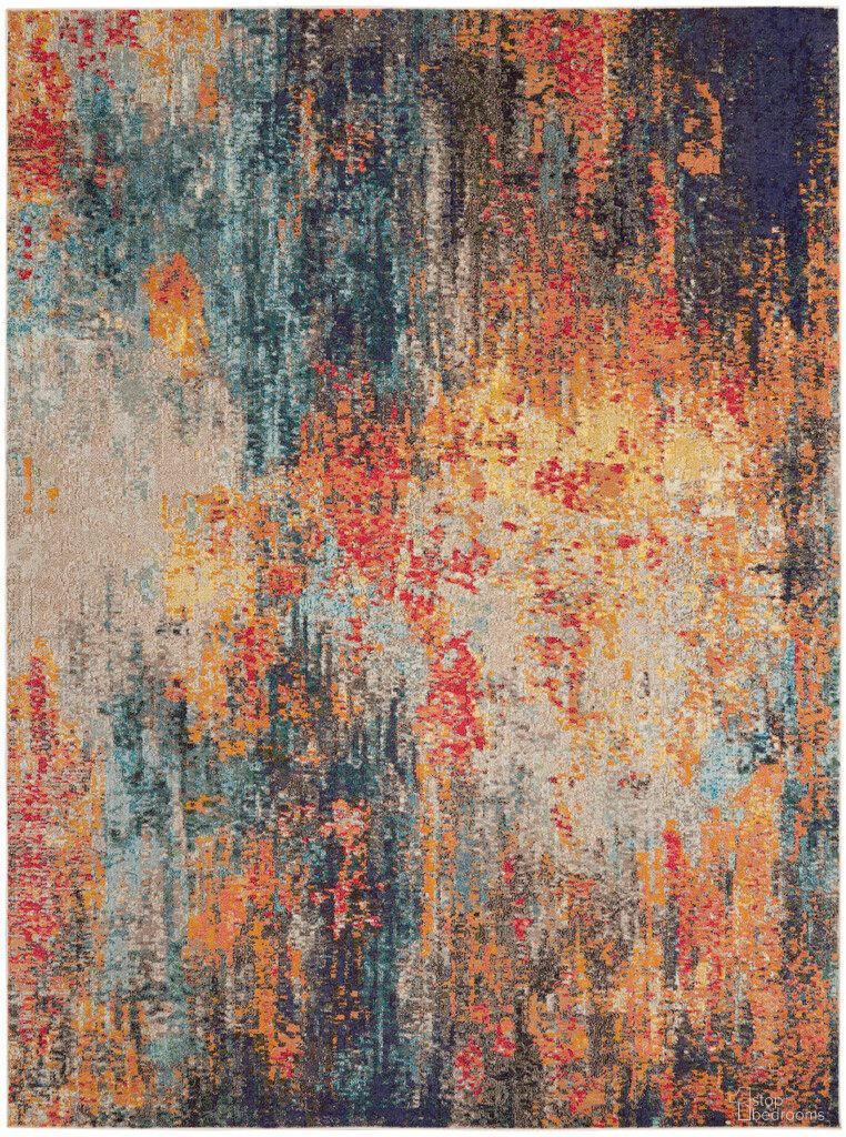Celestial 9' x 12' Modern Indoor Rug In Multicolor