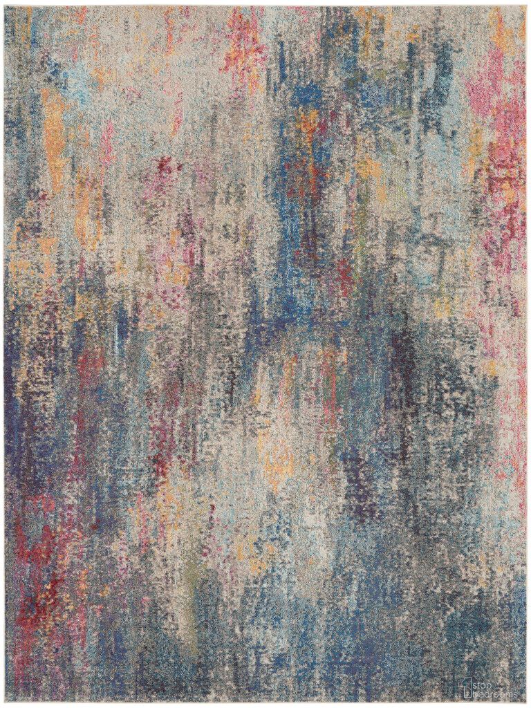 Celestial 9' x 12' Modern Indoor Rug In Multicolor
