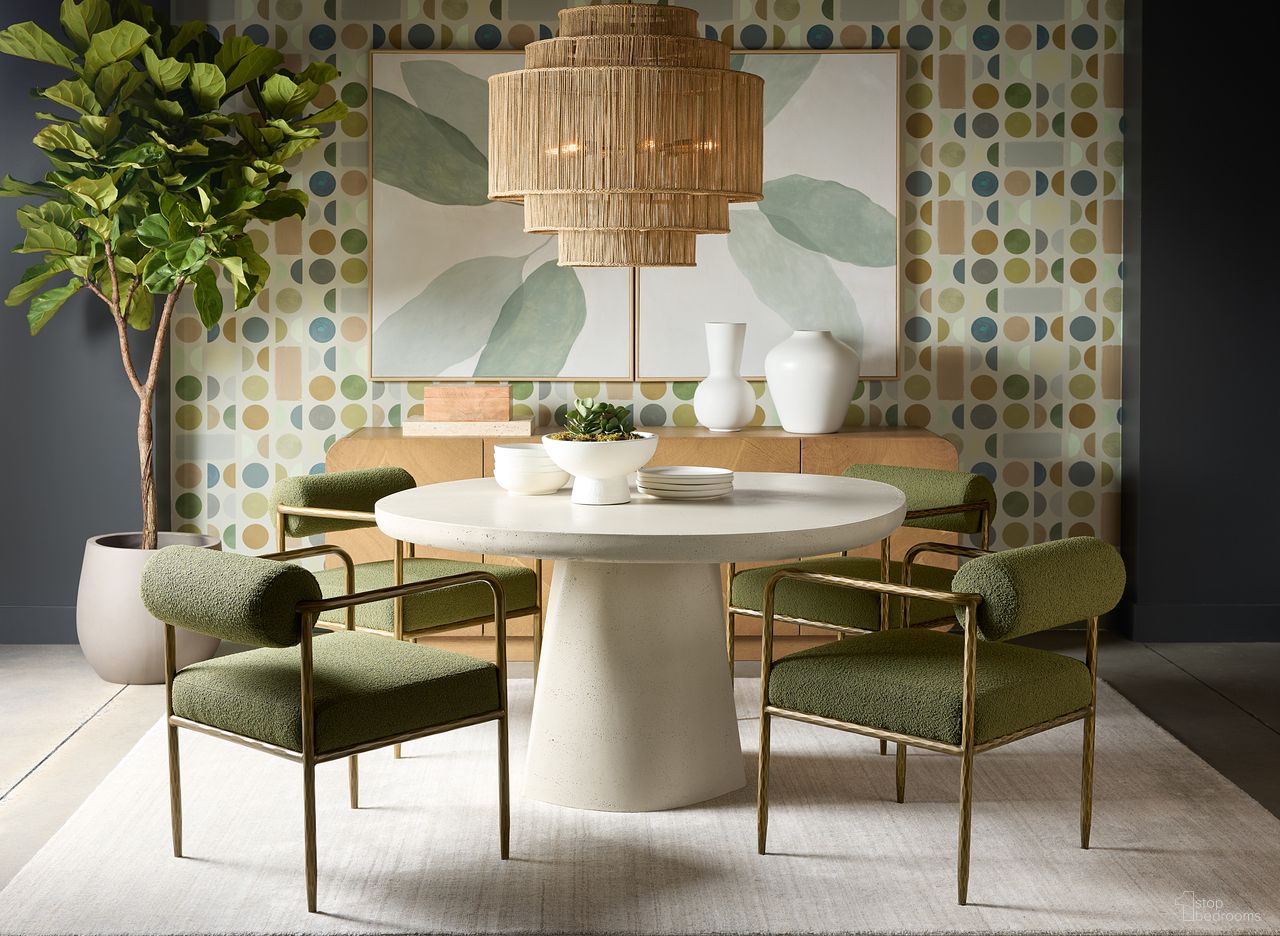 Celica 55 Inch Dining Room Set In Summer Sand