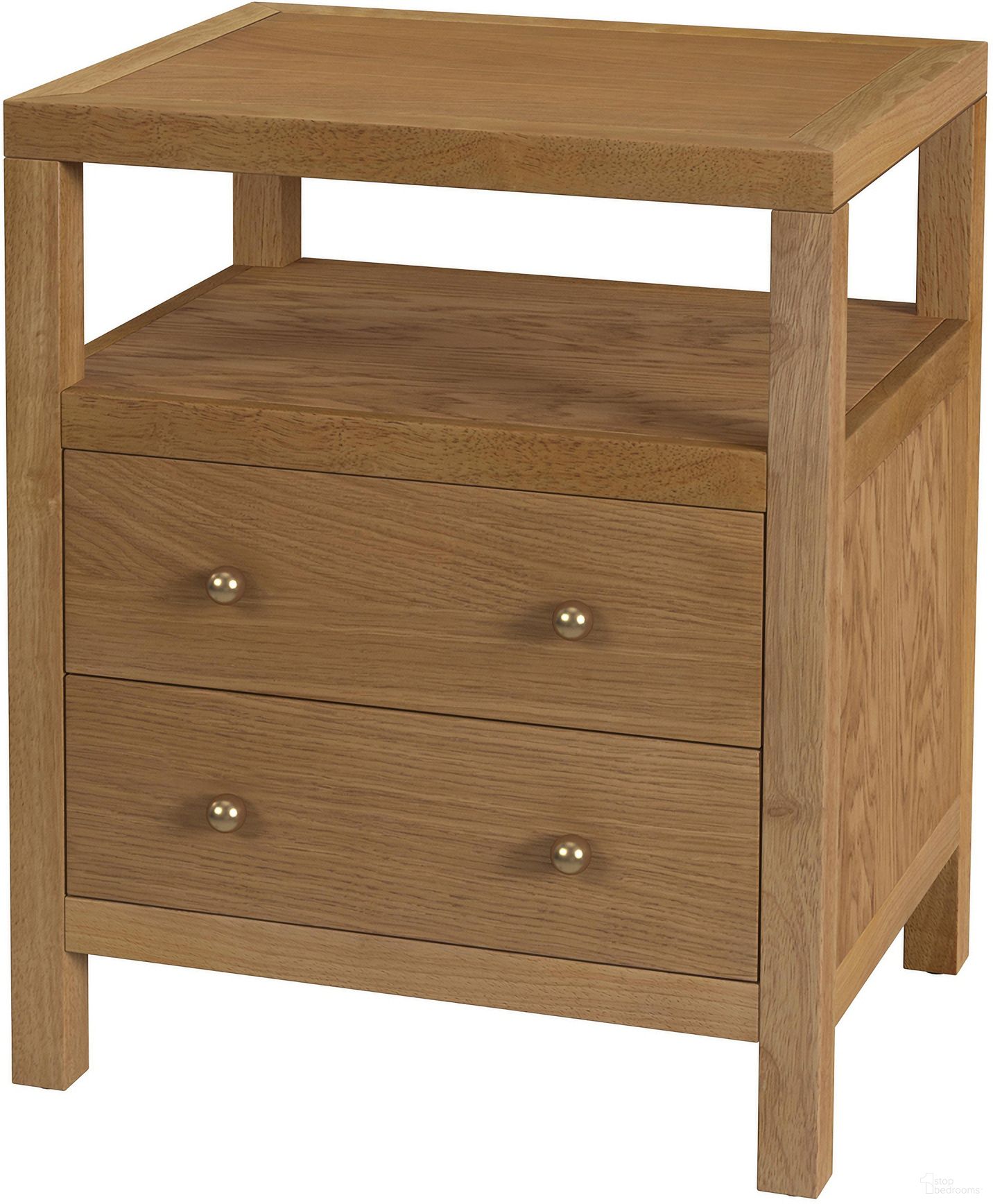 The appearance of Celine 2 Drawer Nightstand In Natural designed by Butler Specialty Company in the traditional interior design. This natural piece of furniture  was selected by 1StopBedrooms from Celine Collection to add a touch of cosiness and style into your home. Sku: 5734452. Material: Rubberwood.