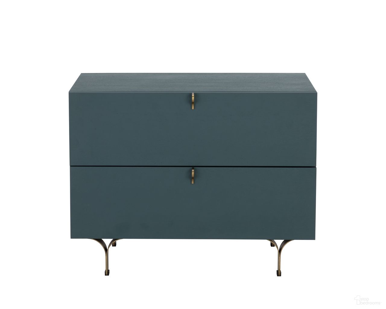 Celine Large Nightstand In Teal