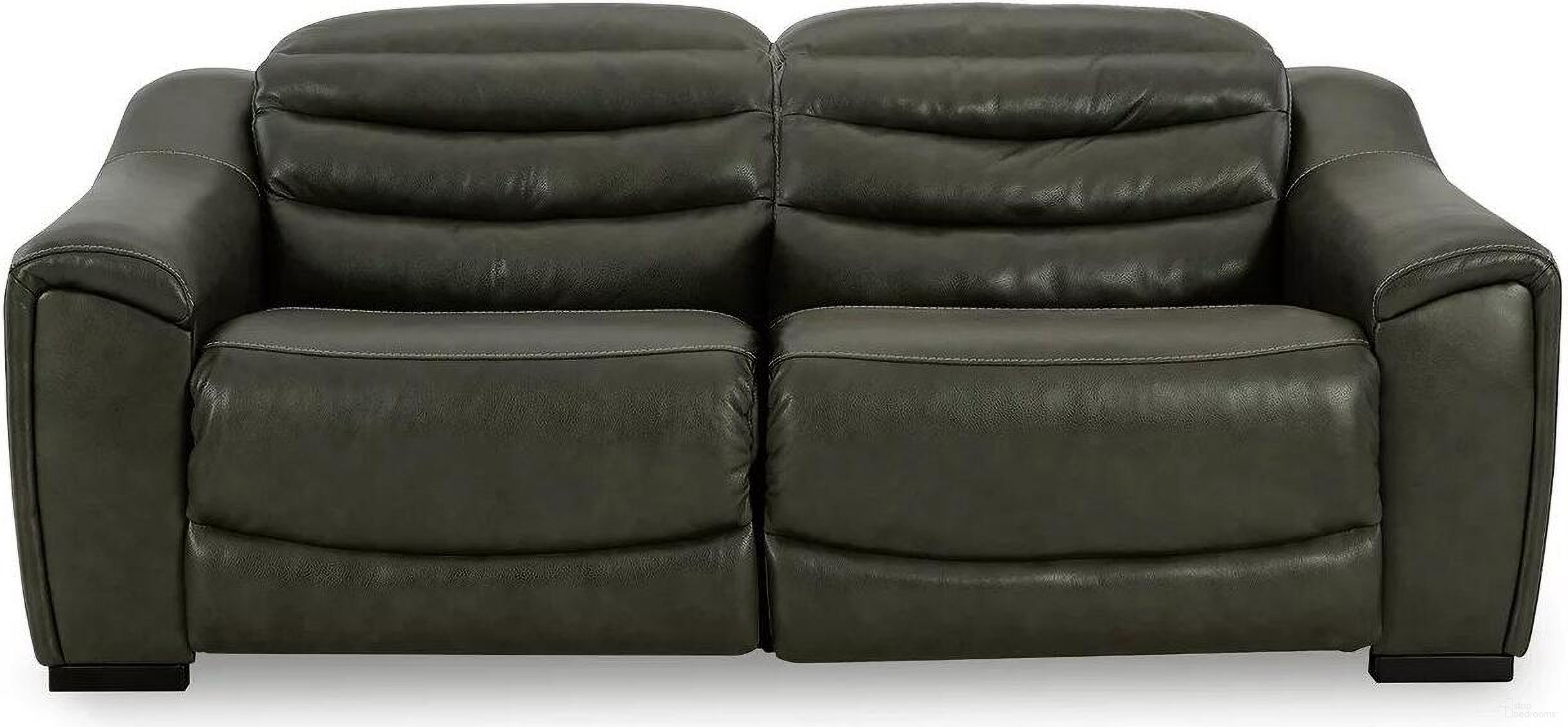 The appearance of Center Line 2-Piece Power Reclining Loveseat In Dark Gray designed by Signature Design by Ashley in the modern / contemporary interior design. This dark gray piece of furniture was selected by 1StopBedrooms from Center Line Collection to add a touch of cosiness and style into your home. Sku: U6340458;U6340462. Material: Leather Match.