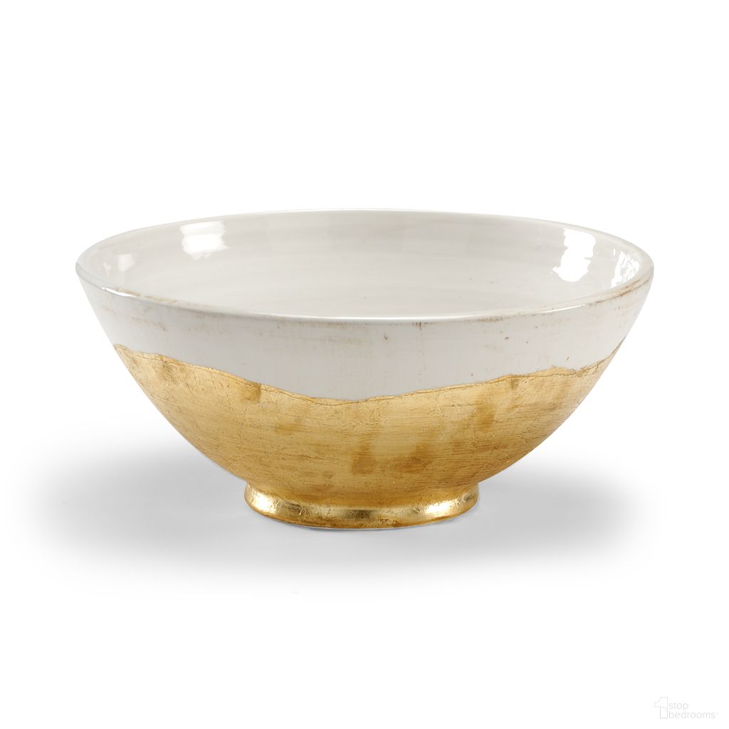 Centerpiece Bowl In White and Cream