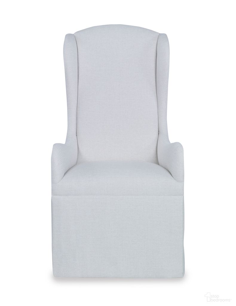 The appearance of Century Chair Harmony Stocked Host Chair with Casters In Gray designed by Century Furniture in the transitional interior design. This gray piece of furniture was selected by 1StopBedrooms from Century Chair Collection to add a touch of cosiness and style into your home. Sku: 3386A-C-V1. Material: Fabric. Chair Type: Arm Chair.