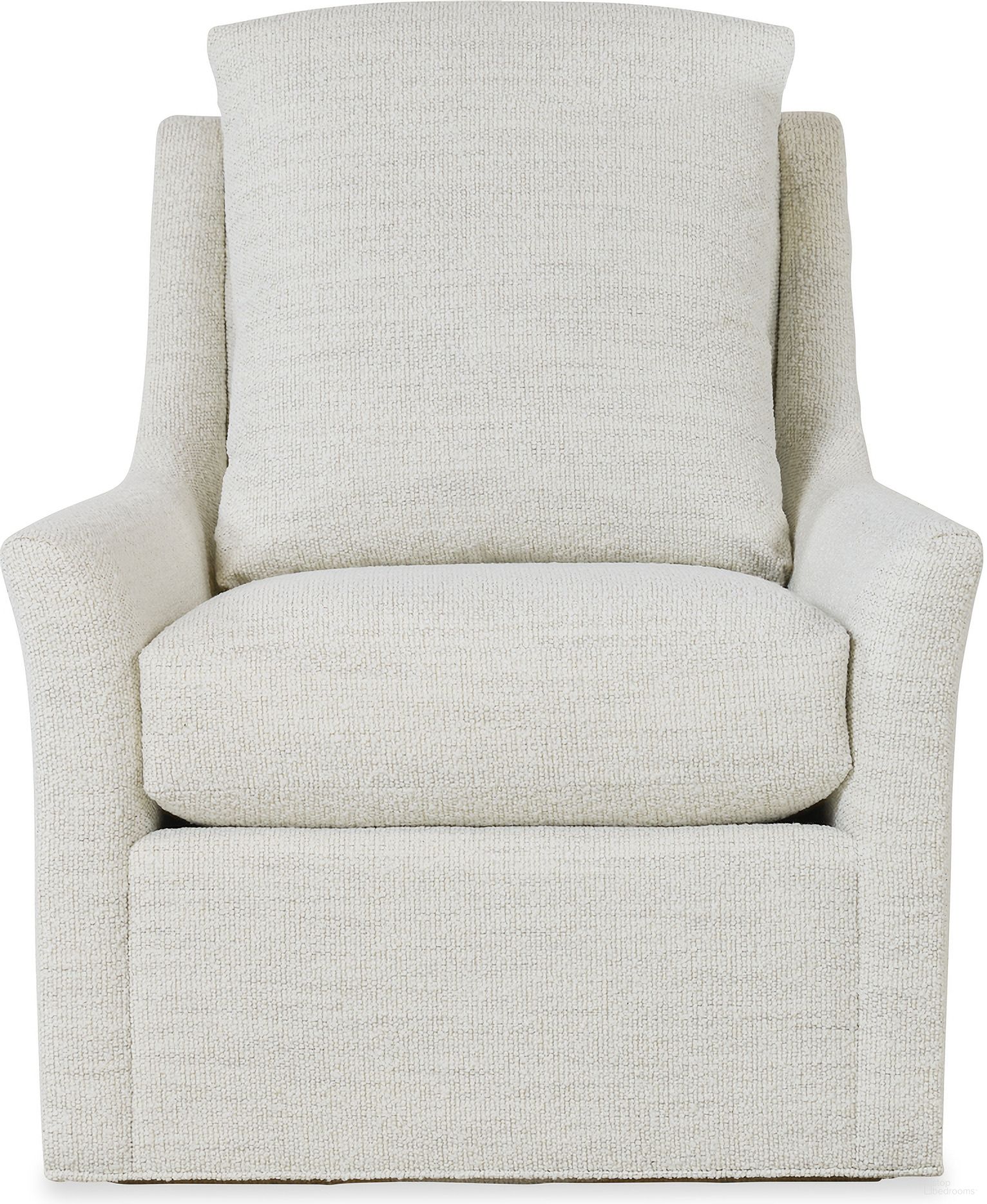 The appearance of Century Home Elegance Tori Swivel Chair In Cream designed by Century Furniture in the transitional interior design. This cream piece of furniture was selected by 1StopBedrooms from Century Home Elegance Collection to add a touch of cosiness and style into your home. Sku: LTD5246-8-V2. Material: Fabric.