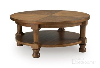 Chadworth Coffee Table In Medium Brown