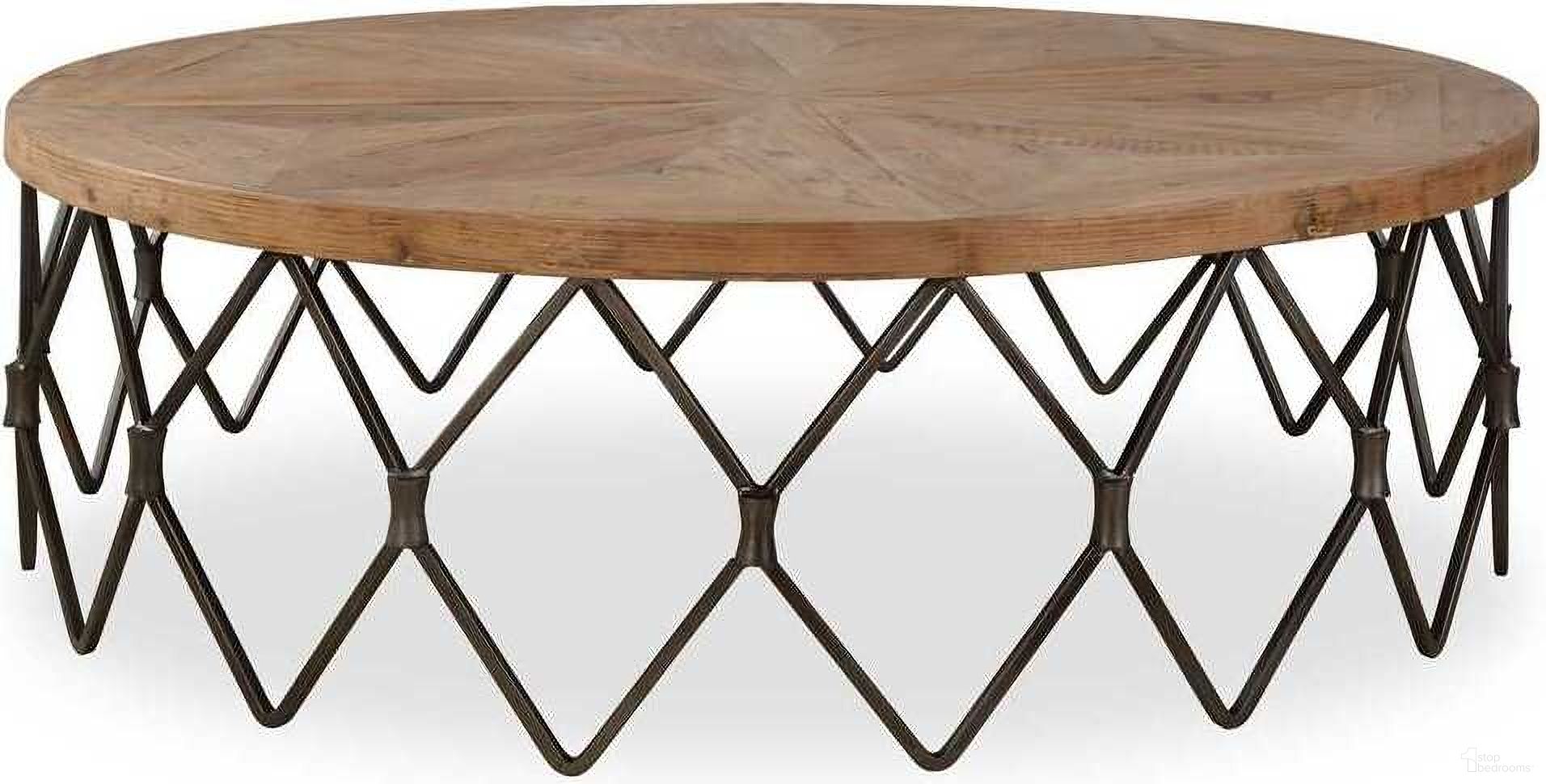 The appearance of Chain Reaction Wooden Coffee Table In Brown designed by Uttermost in the country / farmhouse interior design. This brown piece of furniture was selected by 1StopBedrooms from Chain Reaction Collection to add a touch of cosiness and style into your home. Sku: 22998. Material: Rattan.