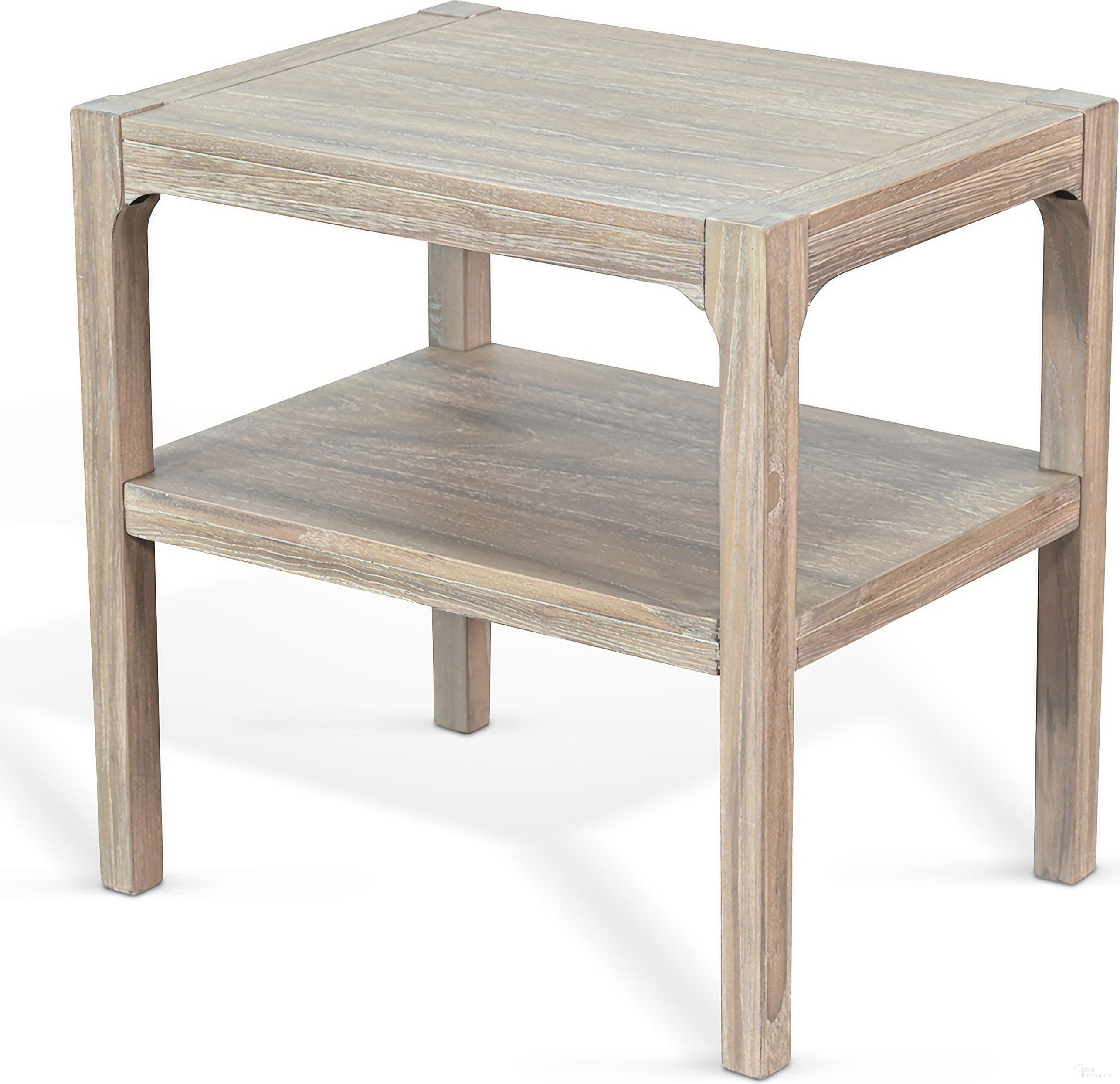 The appearance of Chair Side Table In Wheat designed by Sunny Designs in the coastal interior design. This wheat piece of furniture  was selected by 1StopBedrooms from 3194 Collection to add a touch of cosiness and style into your home. Sku: 3194WE-CS. Material: Solid Wood.