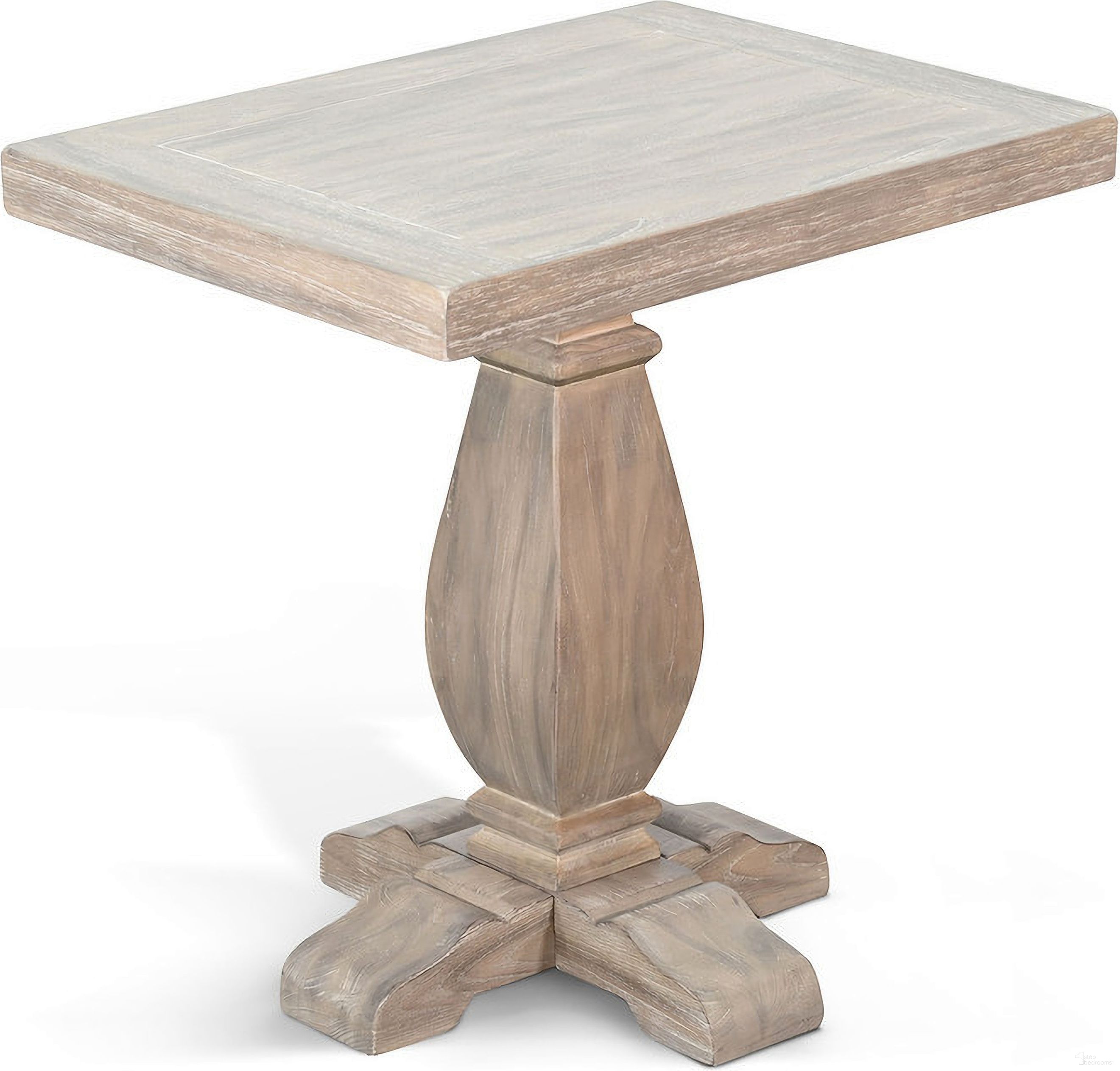 The appearance of Chair Side Table In Wheat designed by Sunny Designs in the traditional interior design. This wheat piece of furniture  was selected by 1StopBedrooms from  to add a touch of cosiness and style into your home. Sku: 3197WE-CS. Material: Solid Wood.