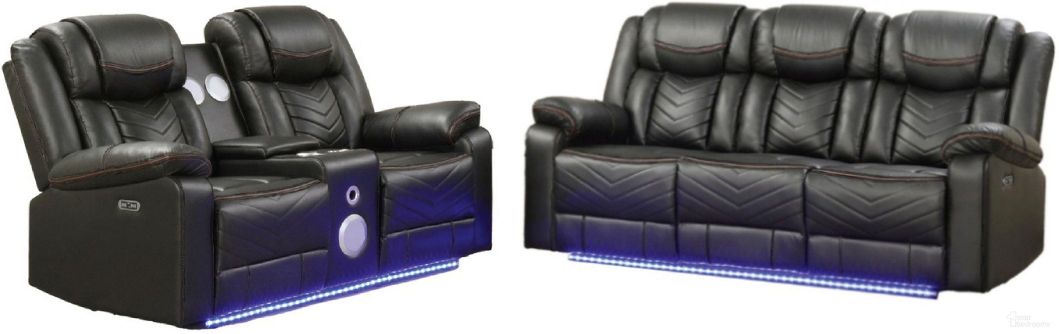The appearance of Challenger Power Reclining Living Room Set In Gray designed by Galaxy Home Furnishings in the modern / contemporary interior design. This gray piece of furniture  was selected by 1StopBedrooms from Challenger Collection to add a touch of cosiness and style into your home. Sku: 601955556842;601955556873. Material: Faux Leather.