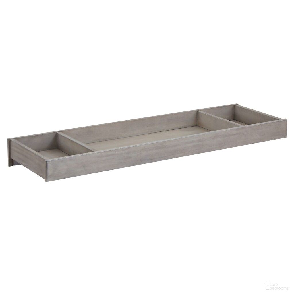 The appearance of Chandler Changing Topper In Stone Wash designed by Soho Baby in the transitional interior design. This stonewash piece of furniture was selected by 1StopBedrooms from Chandler Collection to add a touch of cosiness and style into your home. Sku: 44065930. Material: Wood.