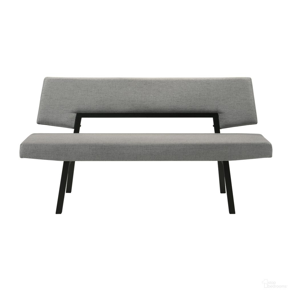 The appearance of Channell Upholstered Wood Dining Bench In Gray and Black designed by Armen Living in the transitional interior design. This gray piece of furniture was selected by 1StopBedrooms from Channell Collection to add a touch of cosiness and style into your home. Sku: LCCHBCHBLKCH. Material: Wood.