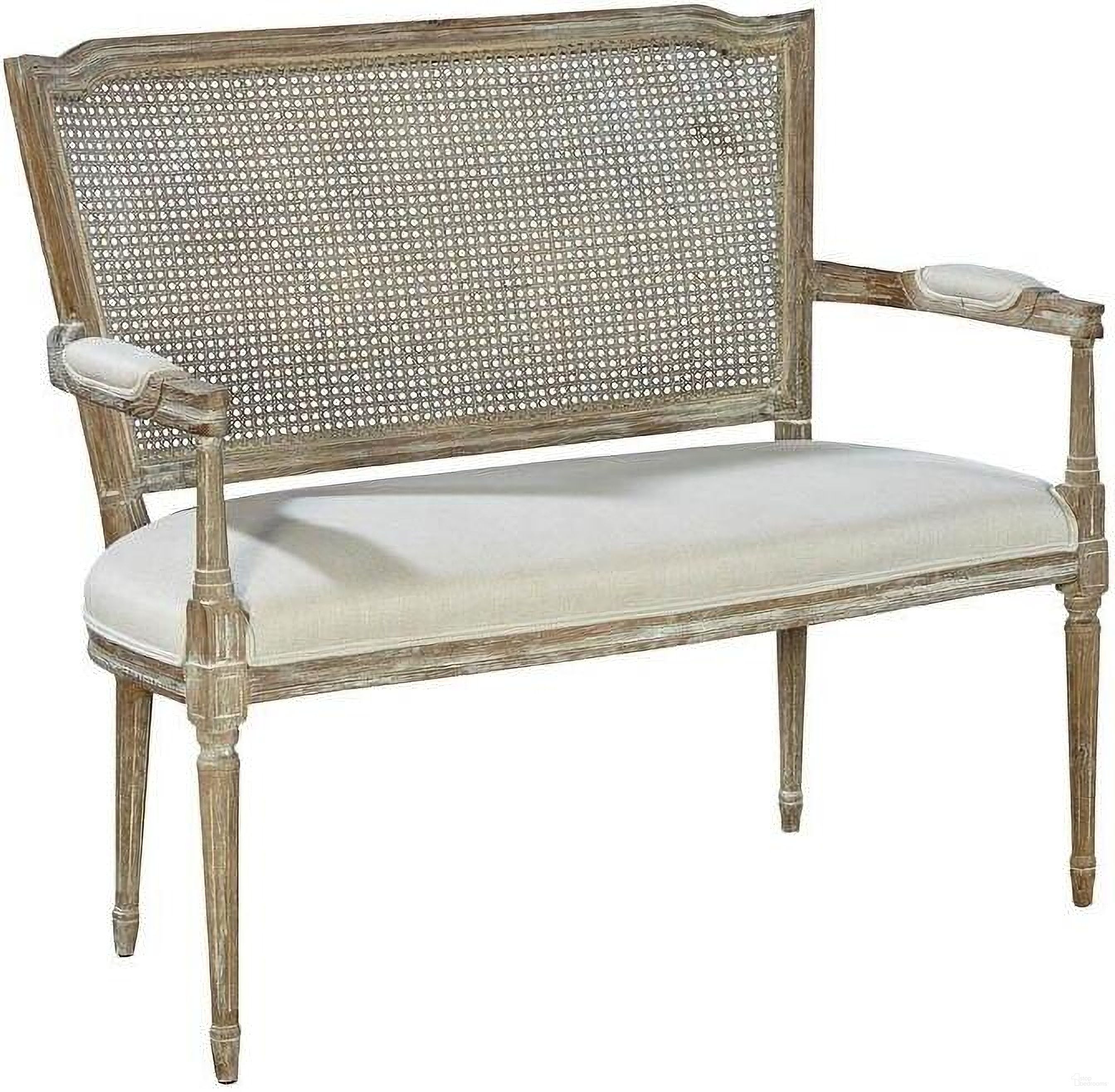 The appearance of Channing Settee designed by Furniture Classics in the transitional interior design. This driftwood piece of furniture was selected by 1StopBedrooms from Channing Collection to add a touch of cosiness and style into your home. Sku: 20-040. Material: Wood.