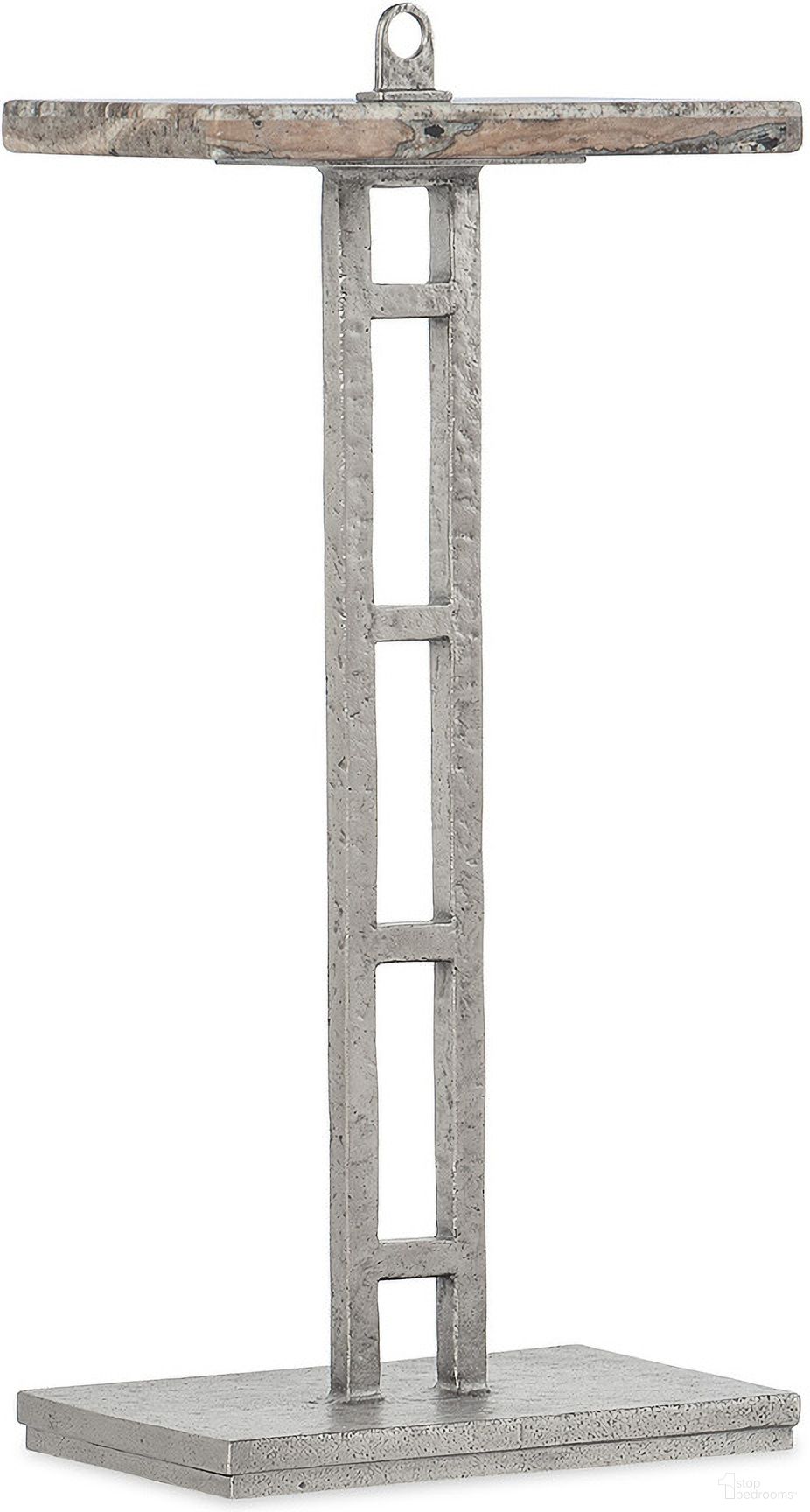 The appearance of Chapman Drink Table designed by Hooker in the transitional interior design. This silver piece of furniture was selected by 1StopBedrooms from Chapman Collection to add a touch of cosiness and style into your home. Sku: 6033-50001-00. Material: Metal.