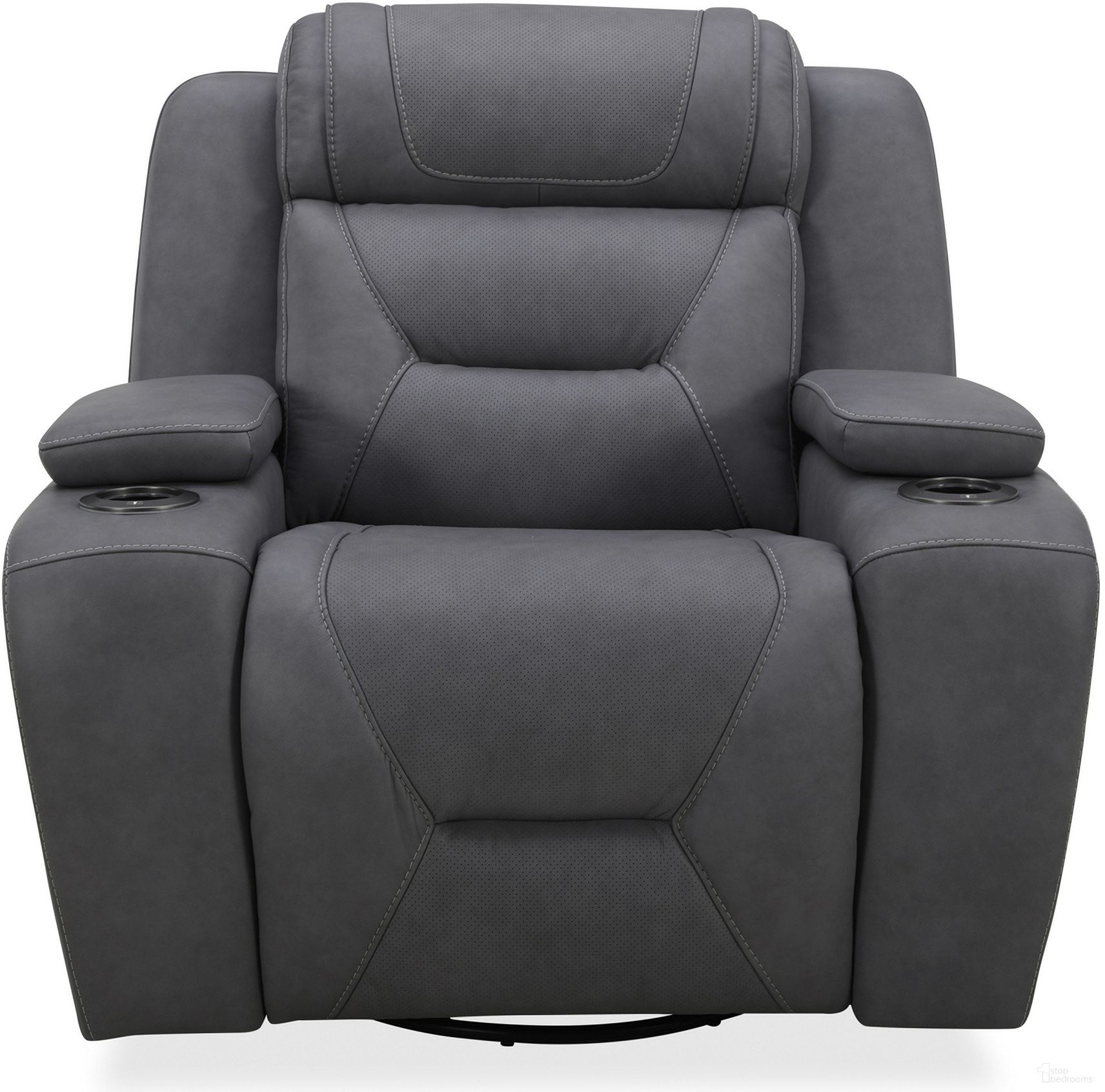 The appearance of Chapman SG Power Recliner In Blue Gray designed by Liberty in the transitional interior design. This blue gray piece of furniture was selected by 1StopBedrooms from Chapman Collection to add a touch of cosiness and style into your home. Sku: 7019BG-12P. Material: Solid Hardwood.
