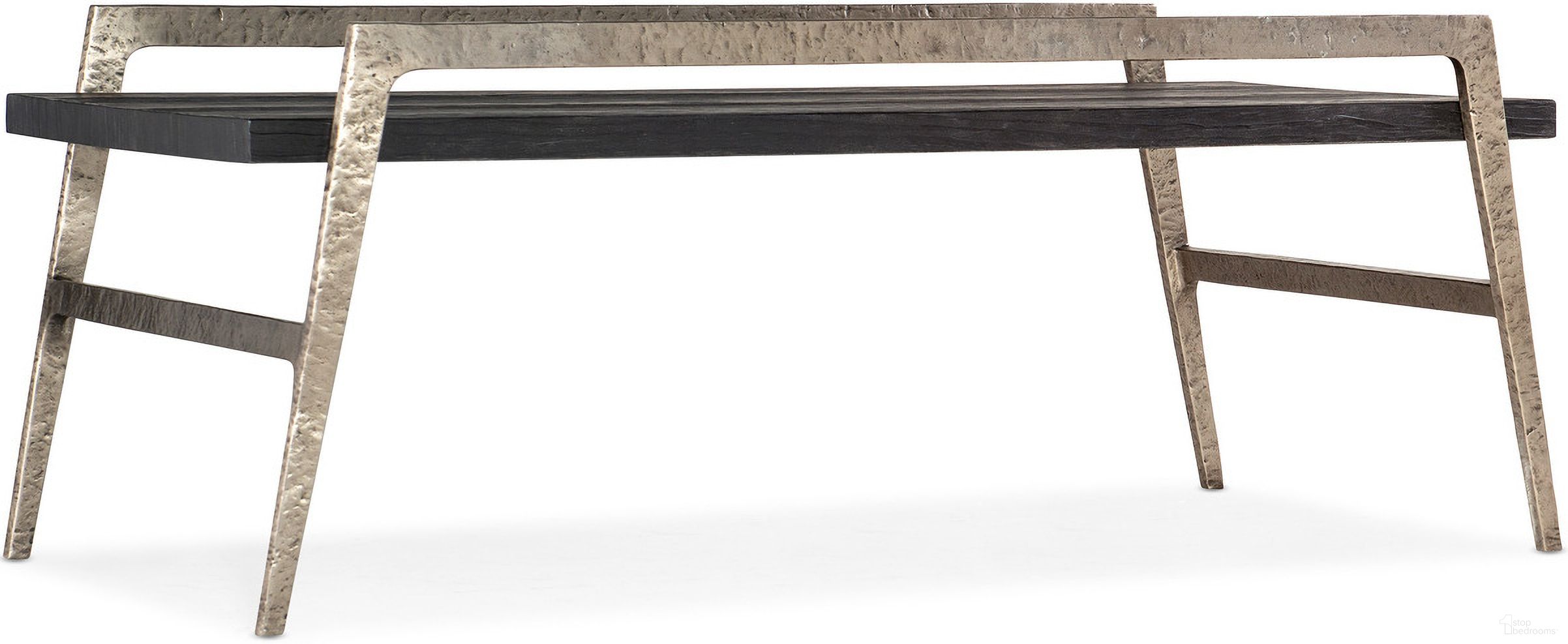 The appearance of Chapman Shou Sugi Ban Rectangle Cocktail Table designed by Hooker in the transitional interior design. This black piece of furniture was selected by 1StopBedrooms from Chapman Collection to add a touch of cosiness and style into your home. Sku: 6033-80210-99. Material: Pine.