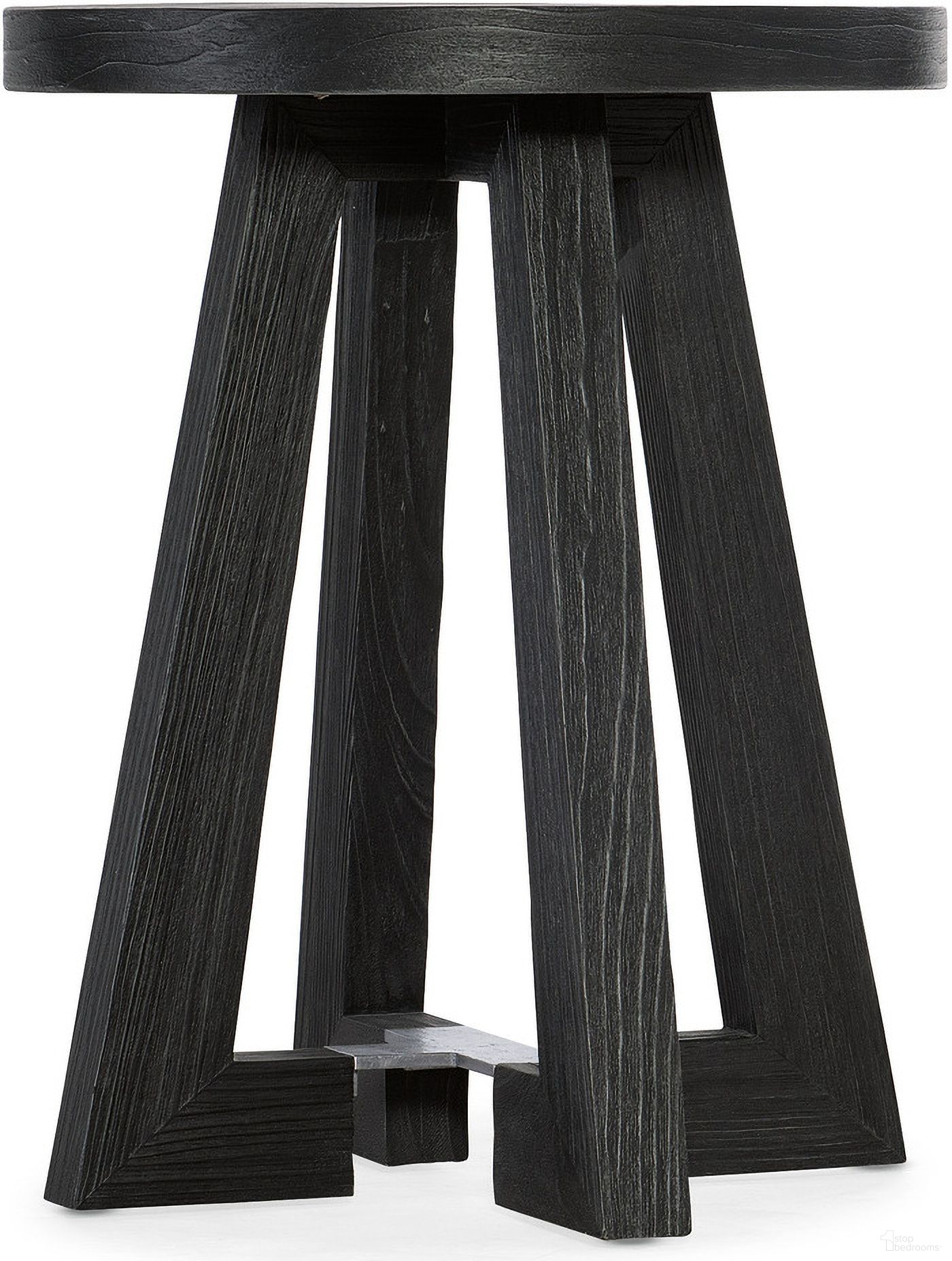 The appearance of Chapman Shou Sugi Ban Side Table designed by Hooker in the transitional interior design. This black piece of furniture  was selected by 1StopBedrooms from Chapman Collection to add a touch of cosiness and style into your home. Sku: 6033-50004-99. Material: Pine.