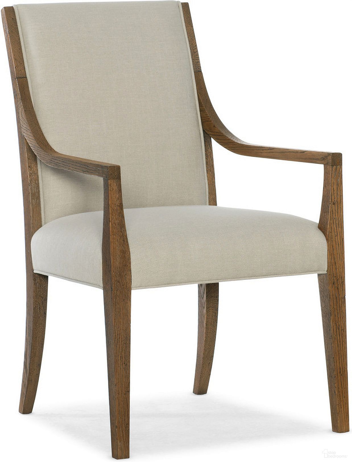 The appearance of Chapman Upholstered Arm Chair Set of 2 In Beige designed by Hooker in the transitional interior design. This beige piece of furniture was selected by 1StopBedrooms from Chapman Collection to add a touch of cosiness and style into your home. Sku: 6033-75400-85. Chair Type: Arm Chair. Material: Oak.