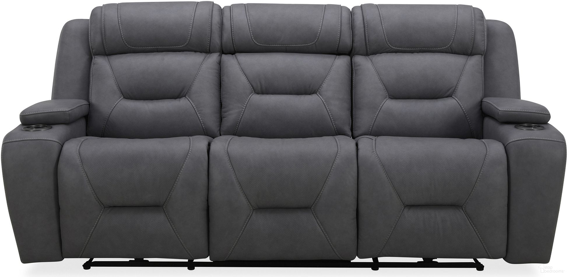 The appearance of Chapman Zero Gravity Power Reclining Sofa In Blue Gray designed by Liberty in the transitional interior design. This blue gray piece of furniture was selected by 1StopBedrooms from Chapman Collection to add a touch of cosiness and style into your home. Sku: 7019BG-32P. Material: Solid Hardwood.