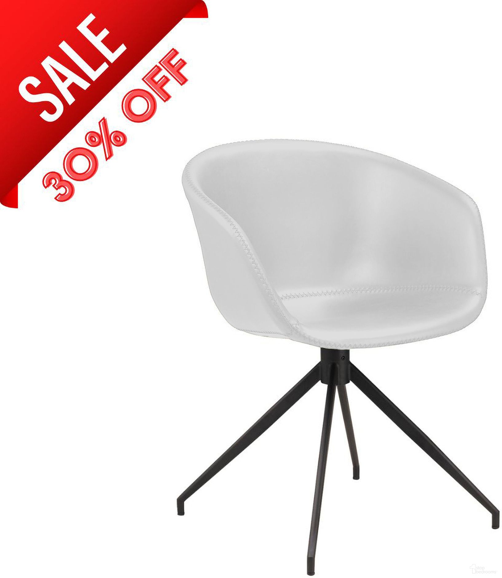 The appearance of Charles Dining Chair In White designed by Bellini Modern Living in the modern / contemporary interior design. This white piece of furniture was selected by 1StopBedrooms from Charles Collection to add a touch of cosiness and style into your home. Sku: Charles WHT. Material: Steel. Chair Type: Arm Chair.