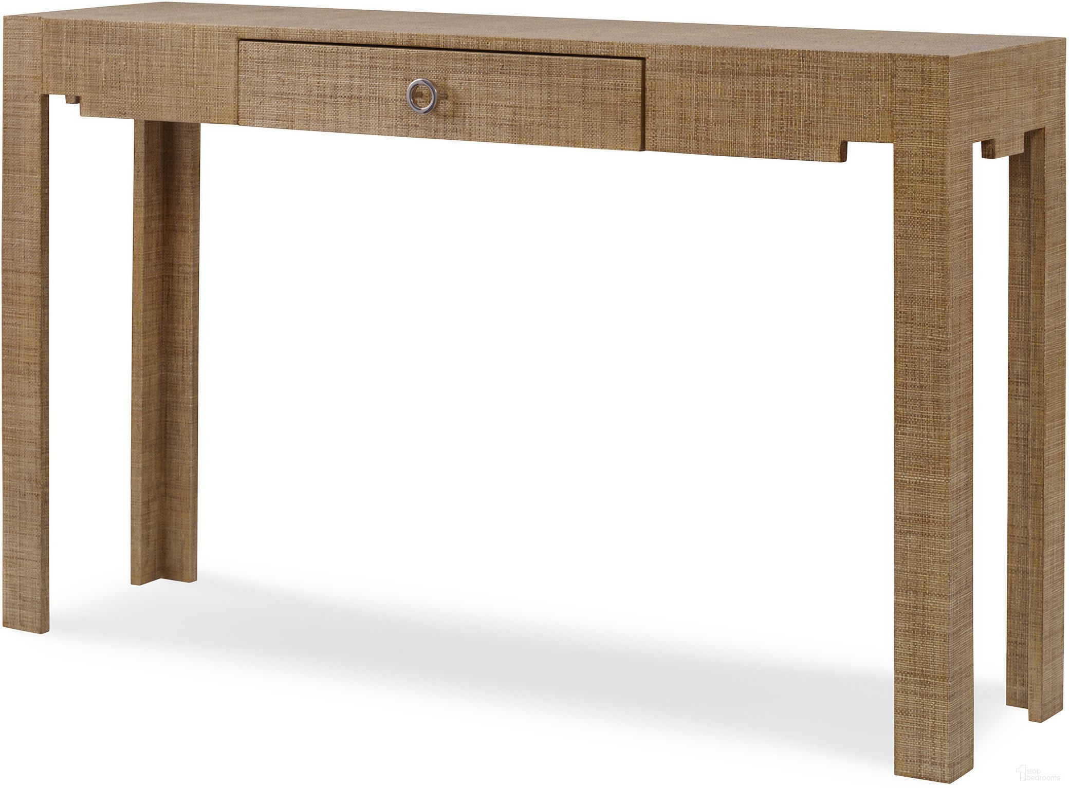 The appearance of Charleston Console Table In Sand designed by Century Furniture in the modern / contemporary interior design. This sand piece of furniture was selected by 1StopBedrooms from Curate Collection to add a touch of cosiness and style into your home. Sku: CT5011-SD. Material: Raffia.