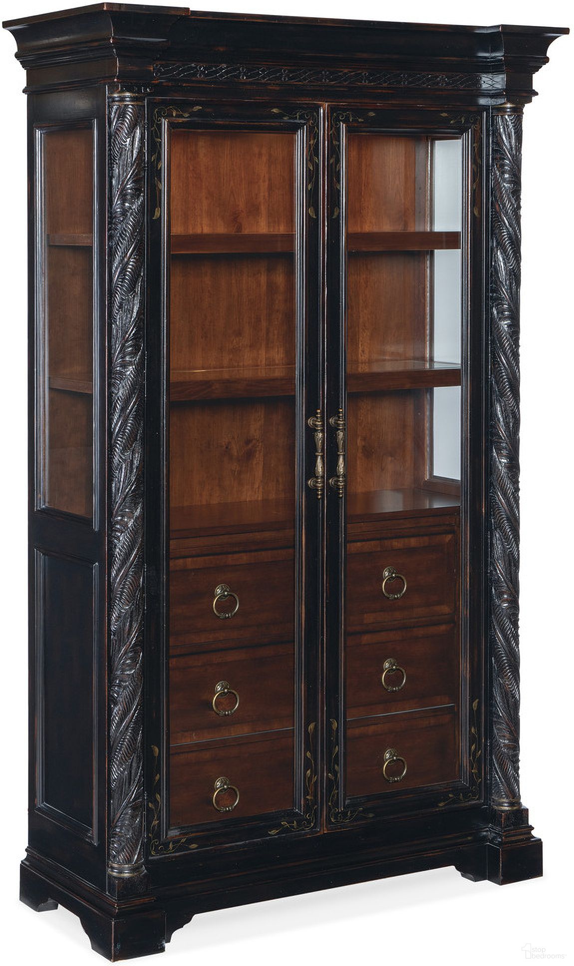 Charleston Display Cabinet In Black