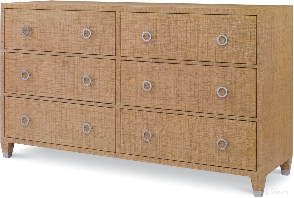 The appearance of Charleston Dresser with Glass In Sand designed by Century Furniture in the modern / contemporary interior design. This sand piece of furniture was selected by 1StopBedrooms from Curate Collection to add a touch of cosiness and style into your home. Sku: CT5021-SD. Material: Raffia.