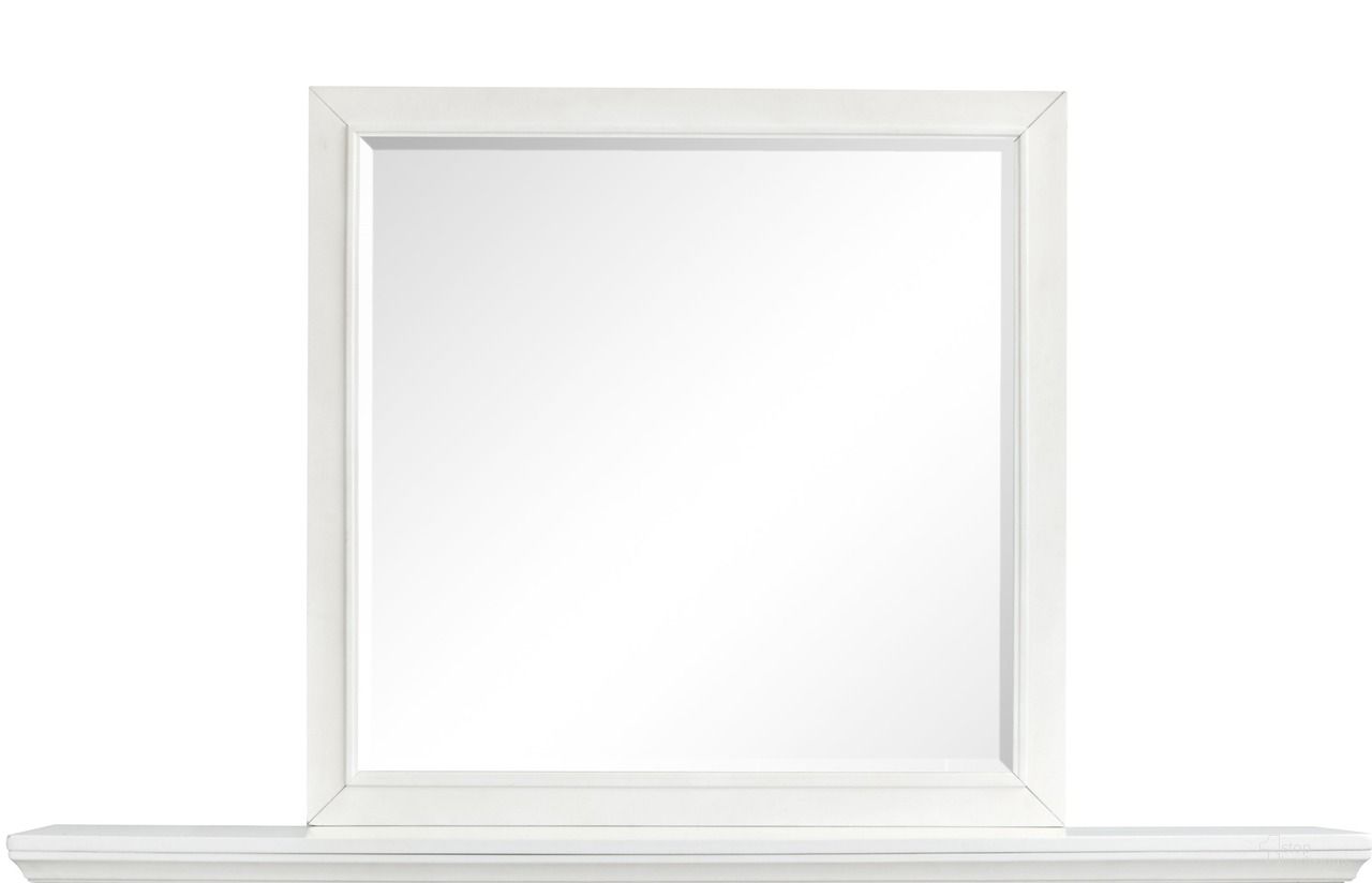 The appearance of Charleston Landscape Mirror In White designed by Magnussen in the traditional interior design. This white piece of furniture was selected by 1StopBedrooms from Charleston Collection to add a touch of cosiness and style into your home. Sku: B5611-40WH. Material: MDF.