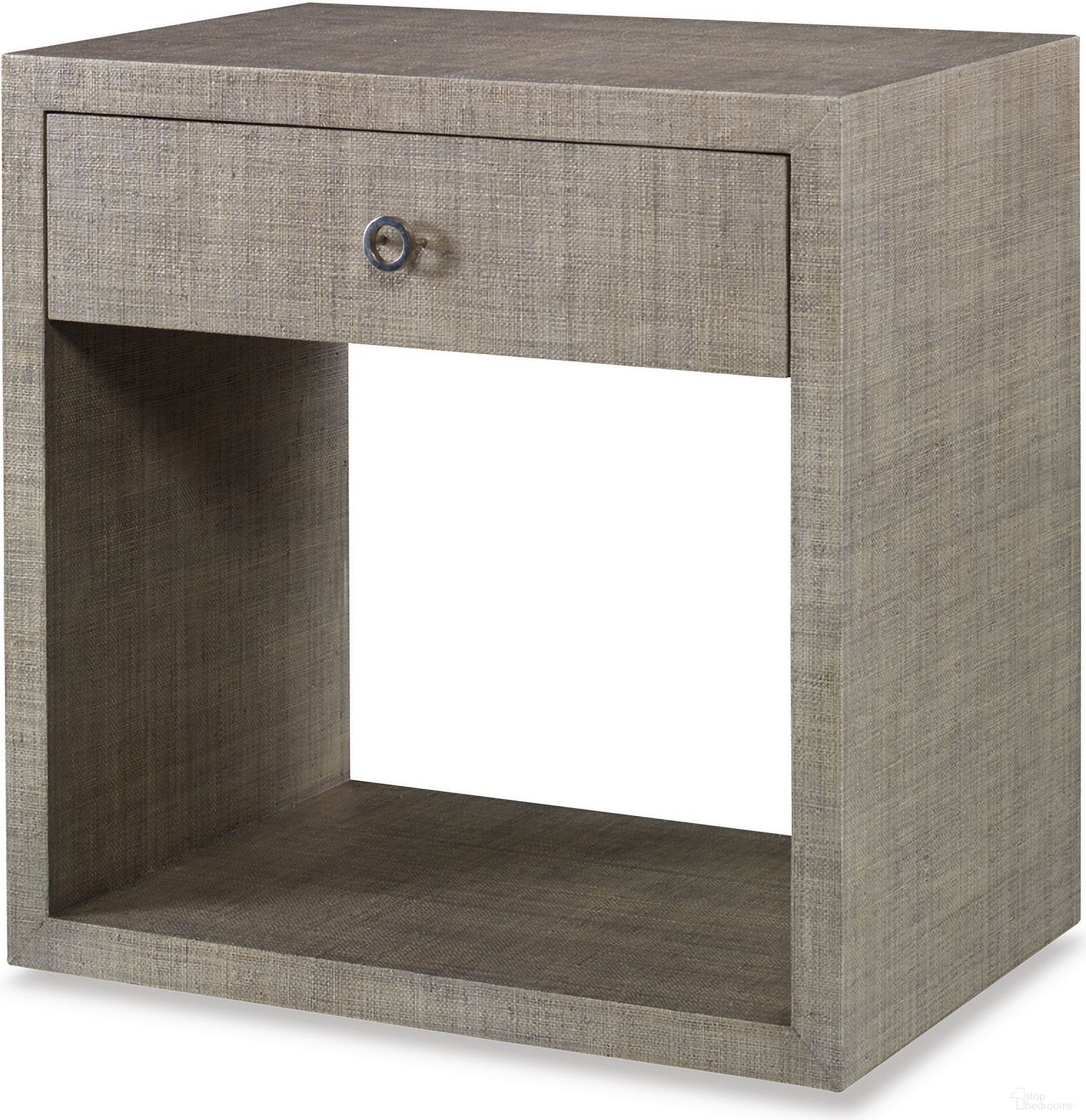 The appearance of Charleston Large Nightstand In French Grey designed by Century Furniture in the modern / contemporary interior design. This french grey piece of furniture  was selected by 1StopBedrooms from Curate Collection to add a touch of cosiness and style into your home. Sku: CT5014-FG. Material: Raffia.