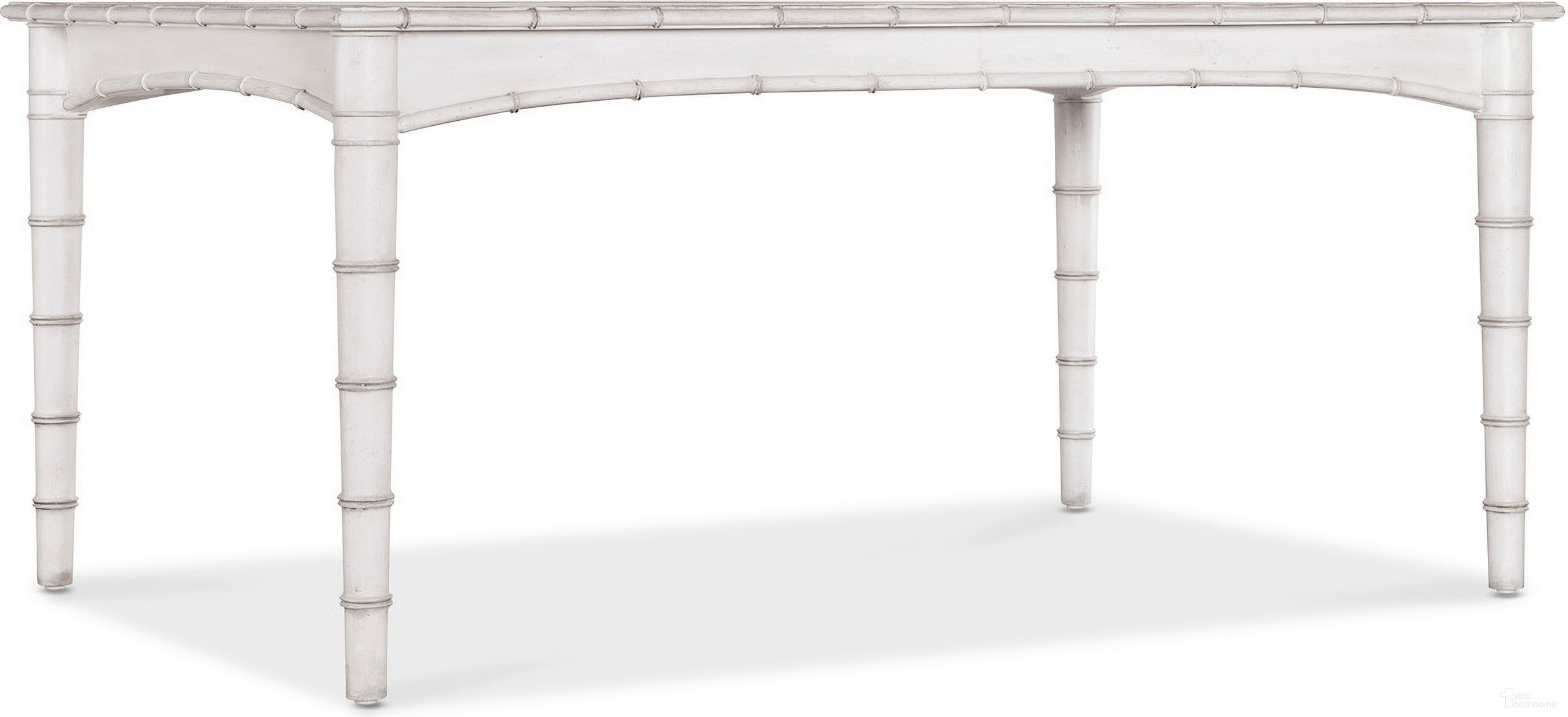 The appearance of Charleston Rectangle Dining Table with 1-20 Inch Leaf designed by Hooker in the traditional interior design. This white piece of furniture  was selected by 1StopBedrooms from Charleston Collection to add a touch of cosiness and style into your home. Sku: 6750-75217-06. Table Base Style: Legs. Material: Wood. Table Top Shape: Rectangular. Size: 42" x 68".