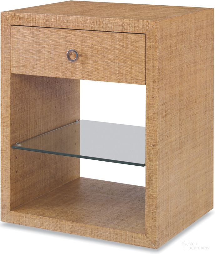 The appearance of Charleston Small Nightstand In Sand designed by Century Furniture in the modern / contemporary interior design. This sand piece of furniture was selected by 1StopBedrooms from Curate Collection to add a touch of cosiness and style into your home. Sku: CT5015-SD. Material: Raffia.