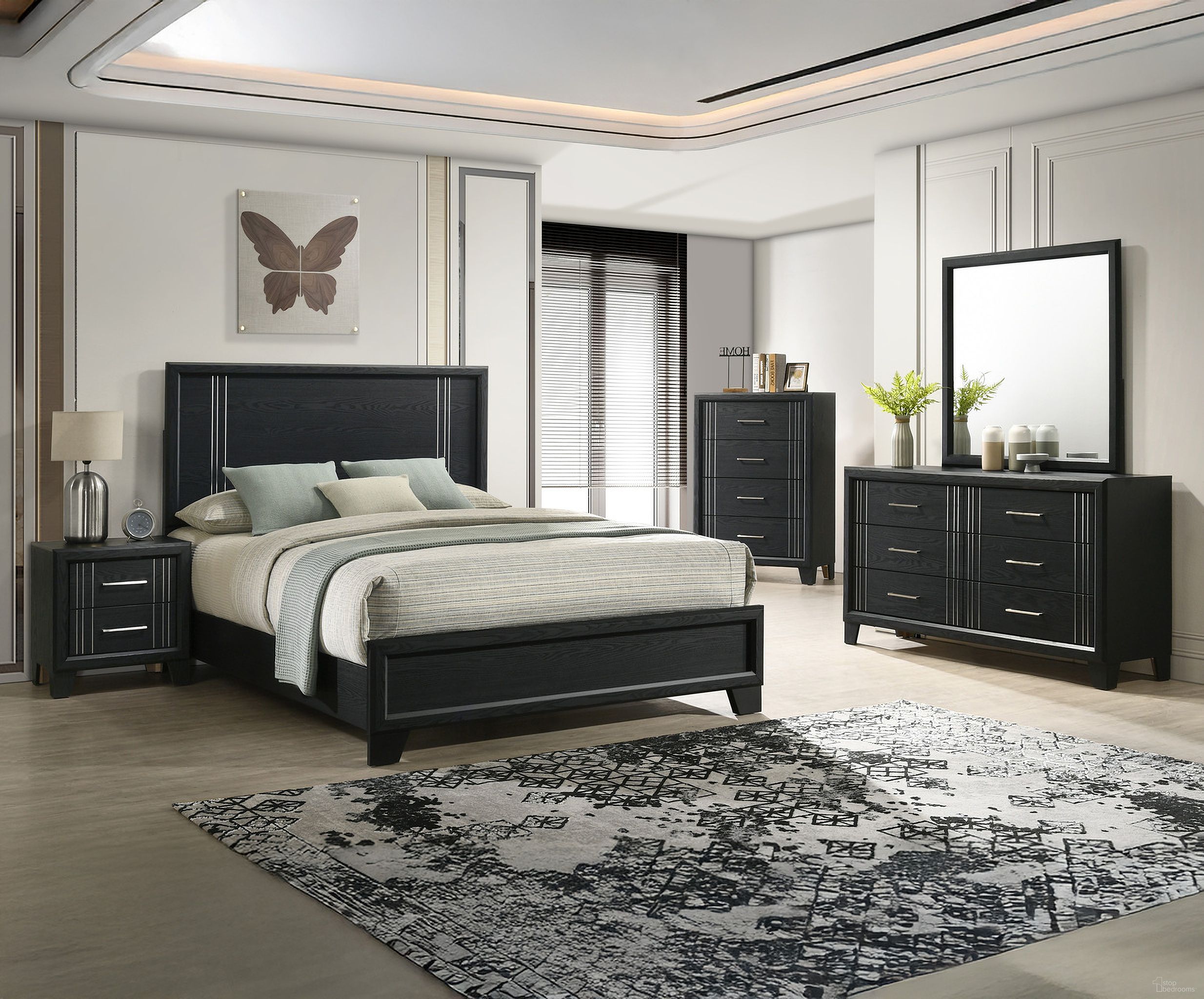 The appearance of Charlie Dresser Mirror In Charcoal designed by Crown Mark in the modern / contemporary interior design. This charcoal piece of furniture  was selected by 1StopBedrooms from Charlie Collection to add a touch of cosiness and style into your home. Sku: B9235-11. Material: MDF.