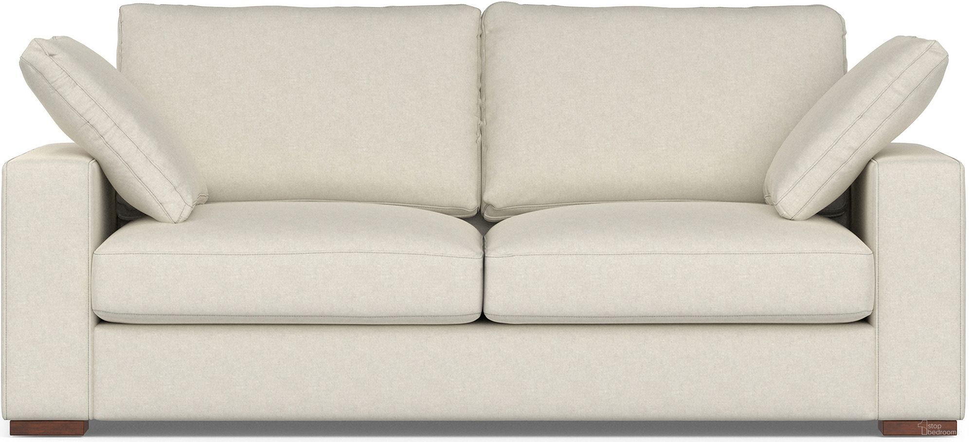 The appearance of Charlie Woven Performance Fabric 78-inch Sofa In Cream designed by Simpli Home in the modern / contemporary interior design. This cream piece of furniture was selected by 1StopBedrooms from Charlie Collection to add a touch of cosiness and style into your home. Sku: AXCMODCHA78-CR. Material: Plywood.