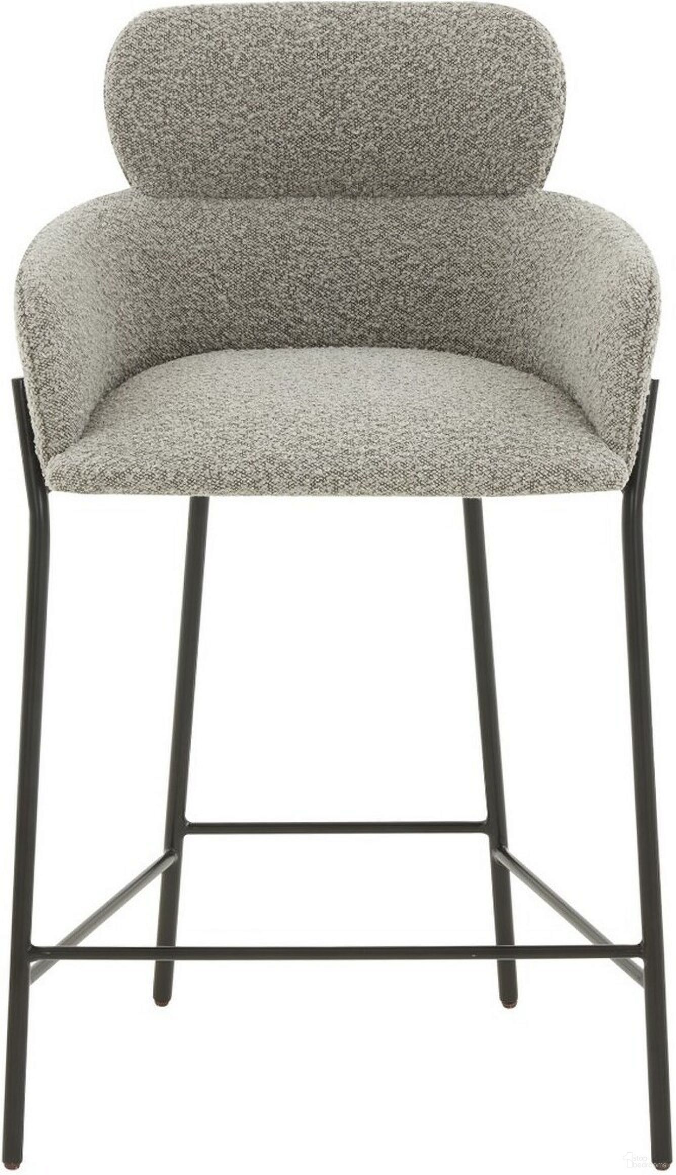 The appearance of Charlize Velvet Counter Stool In Light Grey And Black designed by Safavieh Couture in the modern / contemporary interior design. This light grey piece of furniture was selected by 1StopBedrooms from Charlize Collection to add a touch of cosiness and style into your home. Sku: SFV4756E. Material: Wood.