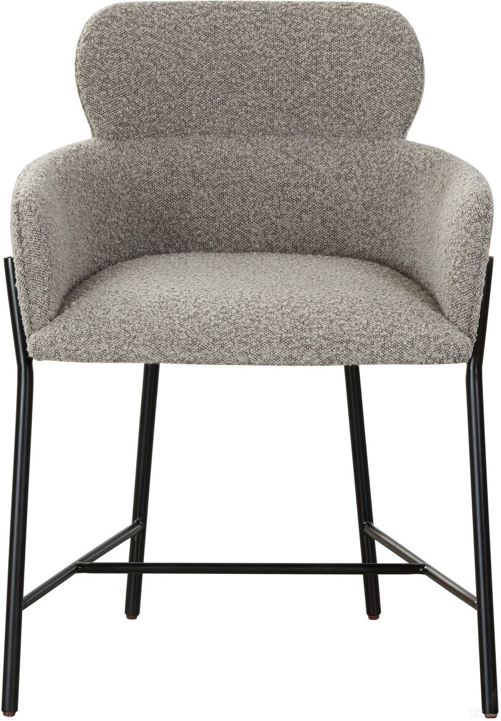 The appearance of Charlize Velvet Dining Chair In Light Grey And Black designed by Safavieh Couture in the modern / contemporary interior design. This light grey piece of furniture was selected by 1StopBedrooms from Charlize Collection to add a touch of cosiness and style into your home. Sku: SFV4757E. Material: Wood. Chair Type: Arm Chair.