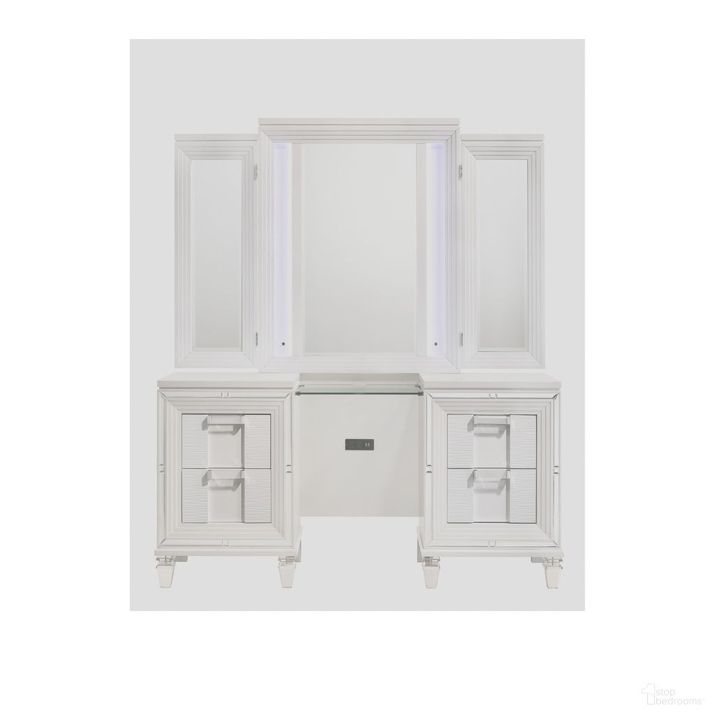 Charlotte 3-Piece Vanity Set In White